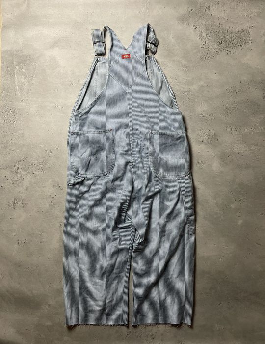 Vintage Dickies Vintage Striped Denim Overalls Workwear 90s