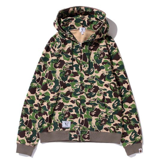 Bape x store stussy camo hoodie