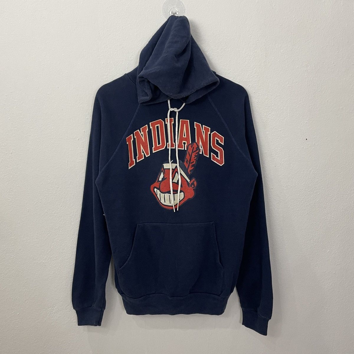 Other Vintage 90s Indians Big Logo Hoodies Sweatshirt Size US M / EU 48-50 / 2 - 1 Thumbnail
