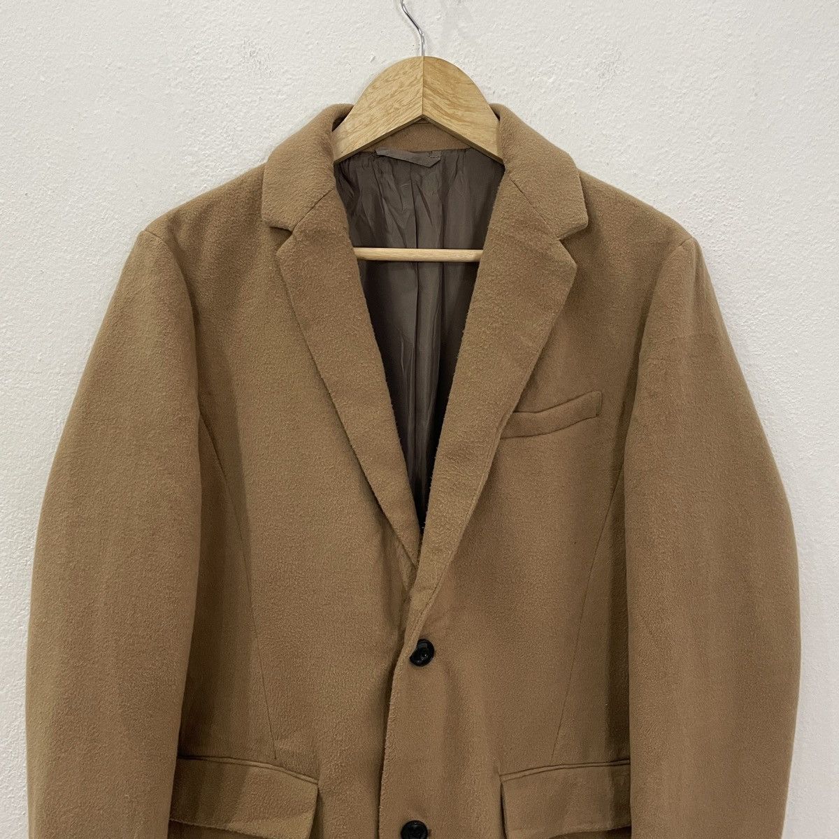 Japanese Brand Vintage Sematic Design Wool Coat Jacket Size US M / EU 48-50 / 2 - 4 Thumbnail