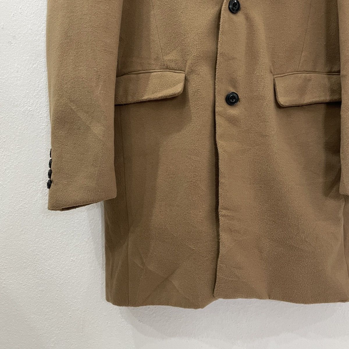 Japanese Brand Vintage Sematic Design Wool Coat Jacket Size US M / EU 48-50 / 2 - 3 Thumbnail