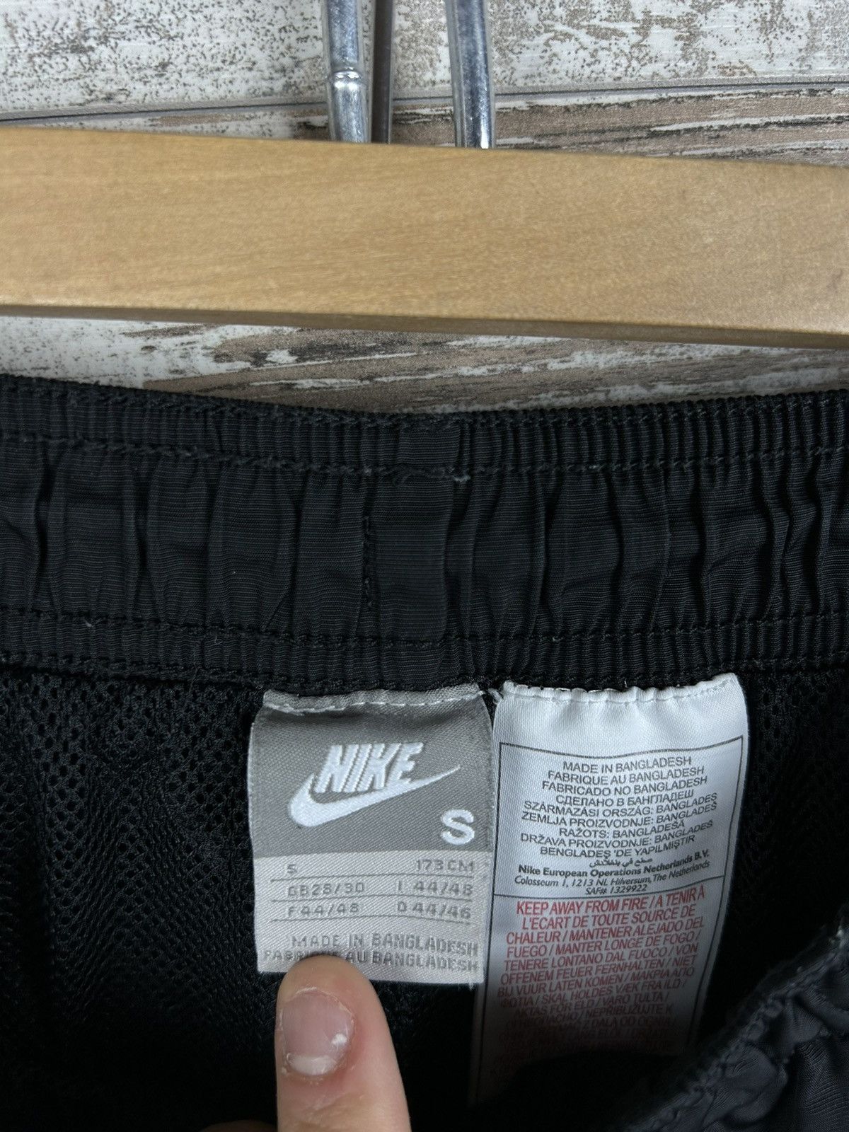 Nike Mens Vintage Nike drill pants streetwear y2k air sweatpants Size US 30 / EU 46 - 22 Thumbnail
