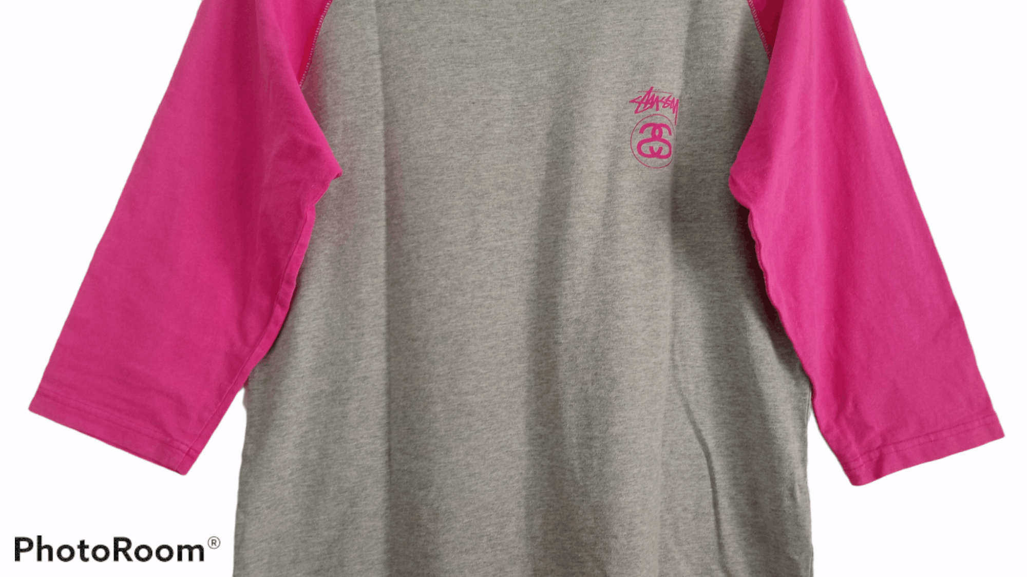 Stussy × Vintage 🔥🔥Stussy Spell Out Logo 3Q Raglan T-Shirt Size US S / EU 44-46 / 1 - 11 Thumbnail