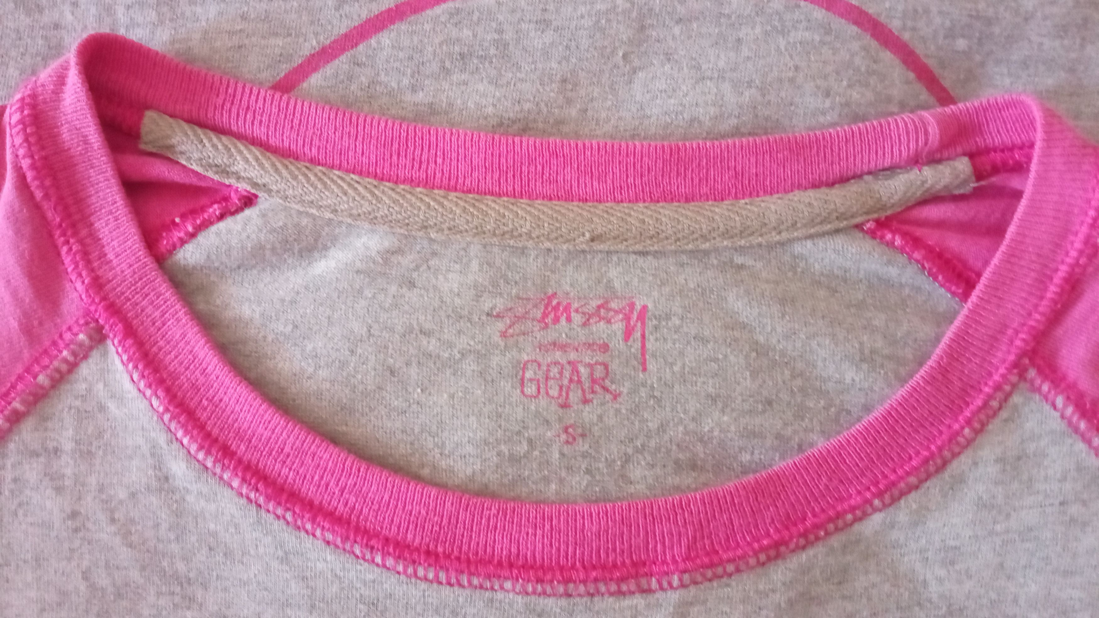 Stussy × Vintage 🔥🔥Stussy Spell Out Logo 3Q Raglan T-Shirt Size US S / EU 44-46 / 1 - 21 Thumbnail