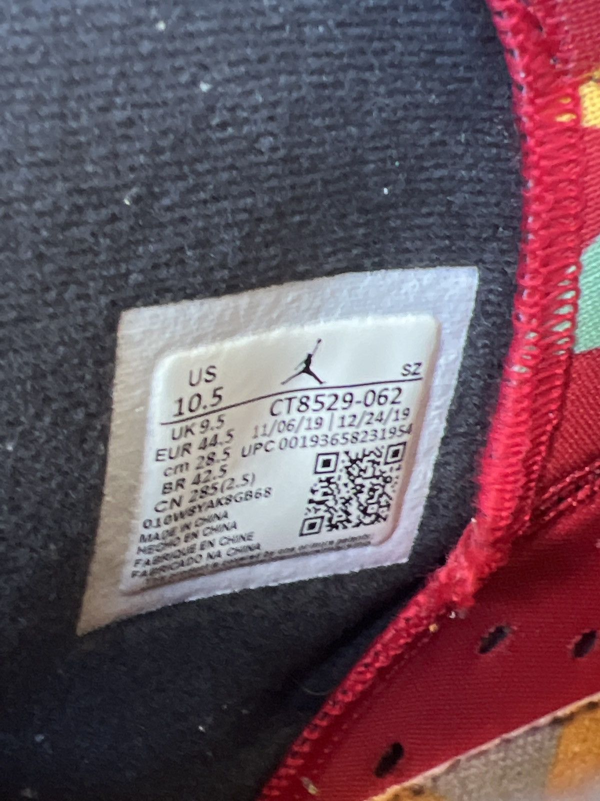 Jordan Brand Jordan Retro 6 Hare Size US 10.5 / EU 43-44 - 7 Thumbnail