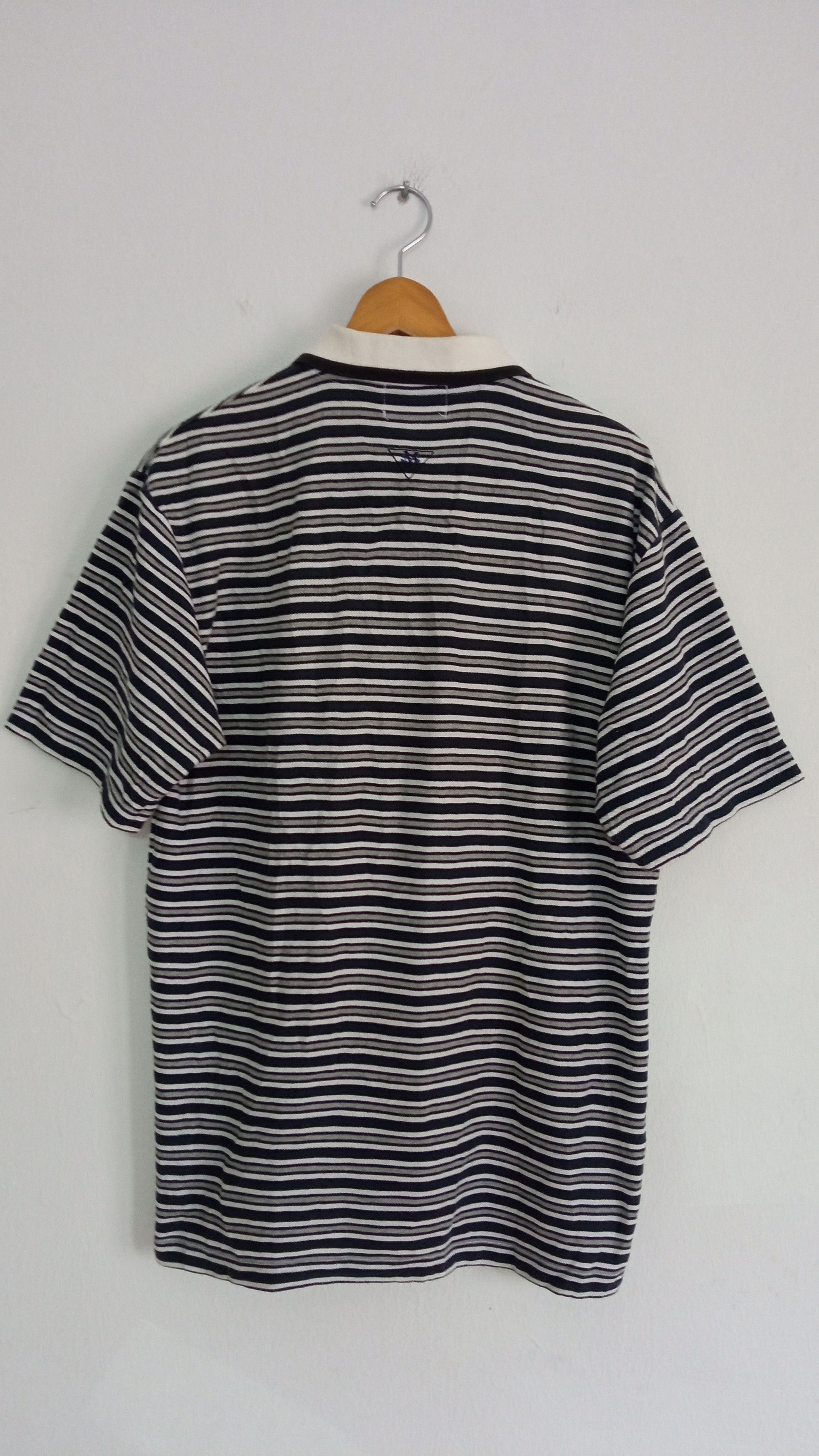 Designer × Missoni × Vintage 🔥🔥Vintage Missoni Sport Border Striped Polo T-Shirt Size US L / EU 52-54 / 3 - 16 Thumbnail