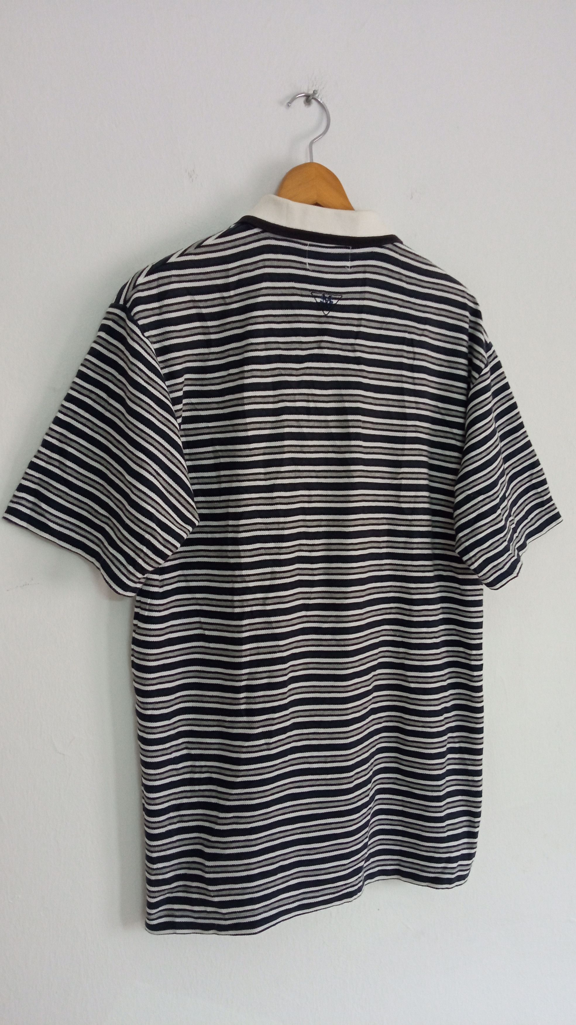 Designer × Missoni × Vintage 🔥🔥Vintage Missoni Sport Border Striped Polo T-Shirt Size US L / EU 52-54 / 3 - 17 Thumbnail