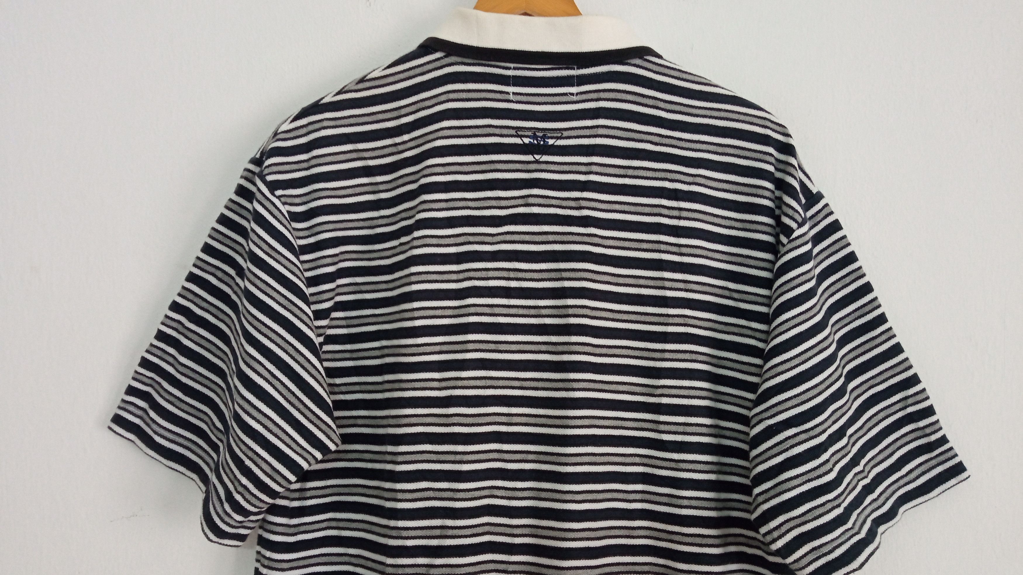 Designer × Missoni × Vintage 🔥🔥Vintage Missoni Sport Border Striped Polo T-Shirt Size US L / EU 52-54 / 3 - 20 Thumbnail