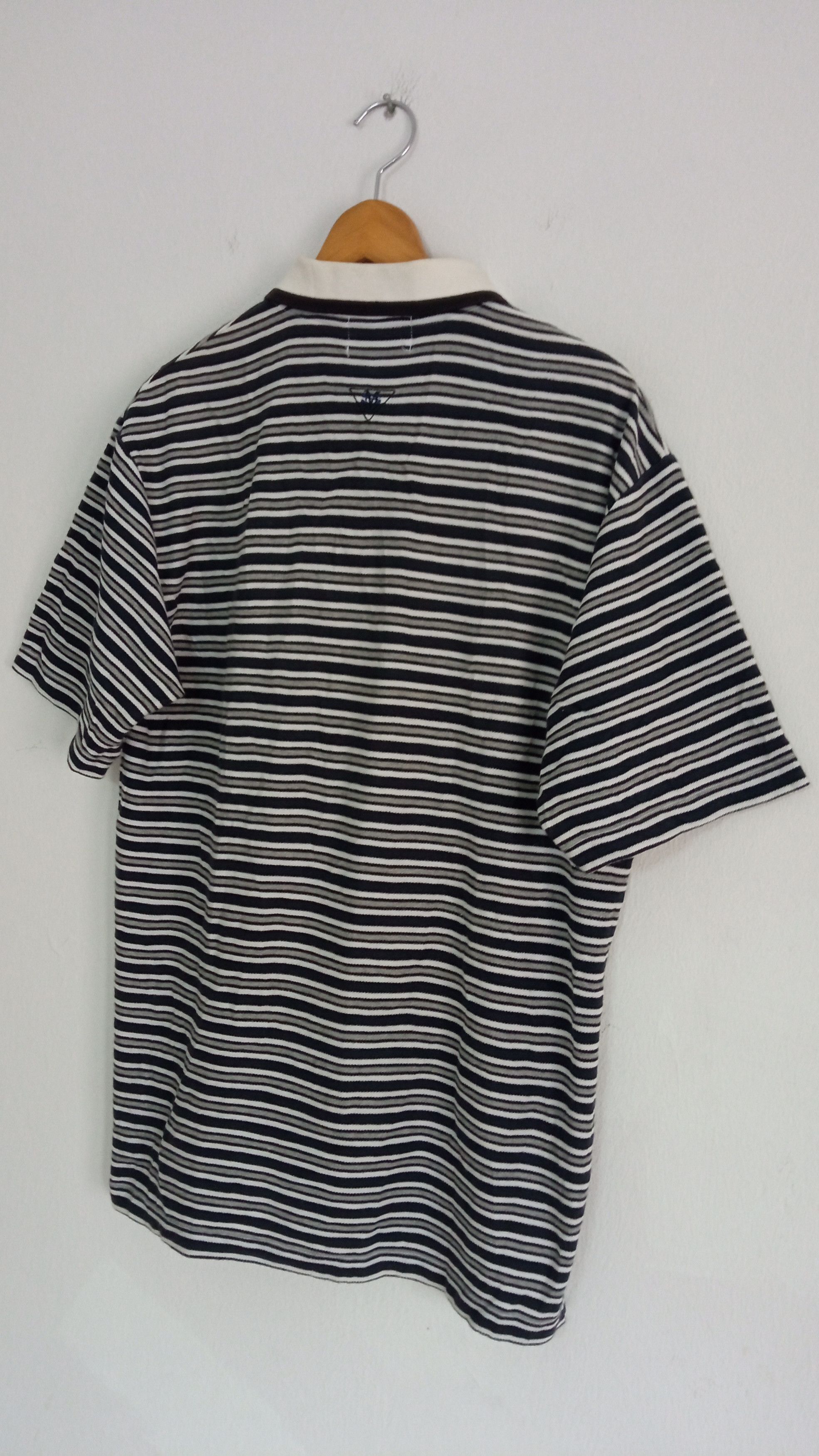 Designer × Missoni × Vintage 🔥🔥Vintage Missoni Sport Border Striped Polo T-Shirt Size US L / EU 52-54 / 3 - 18 Thumbnail