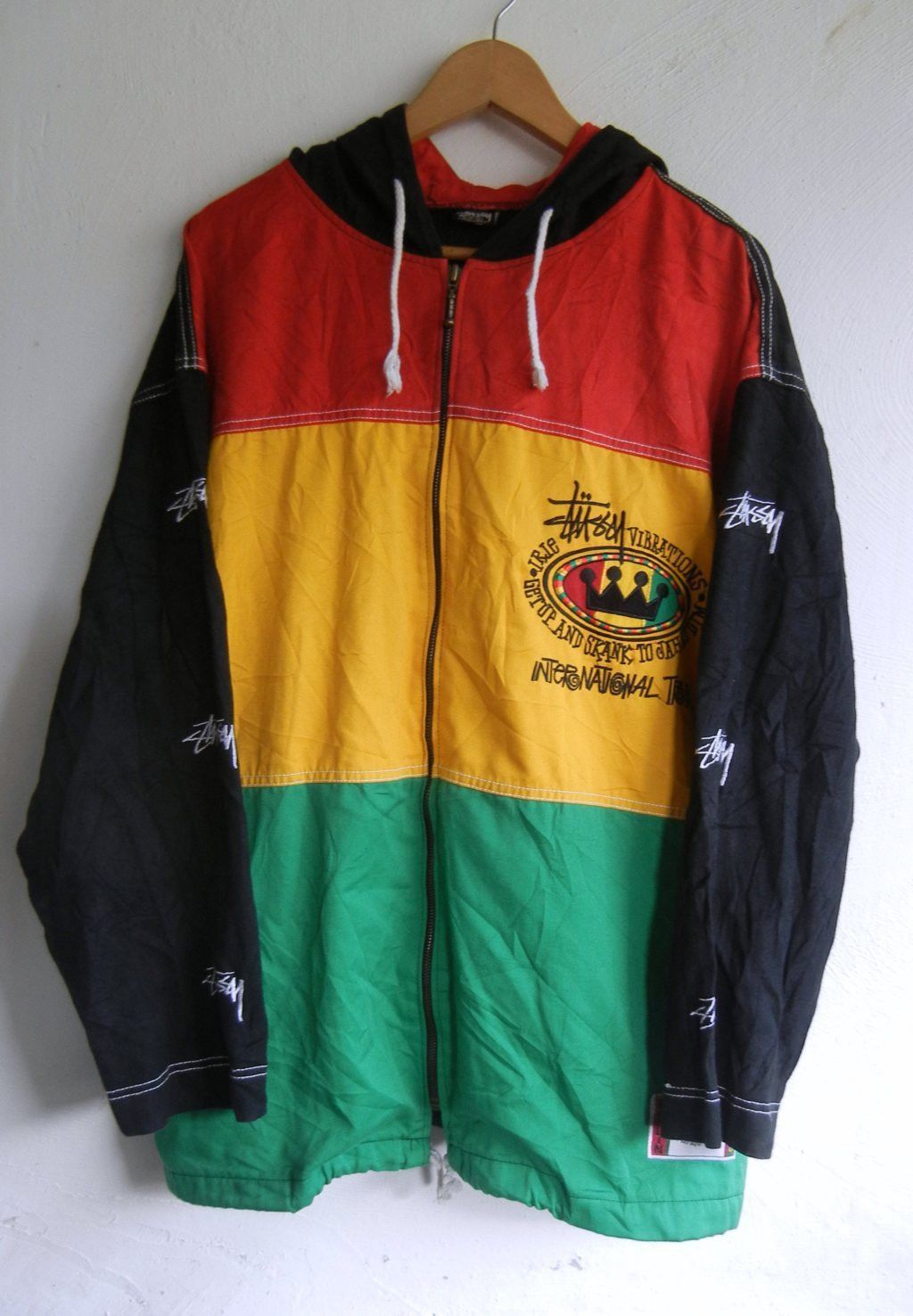 Stussy × Vintage Vintage STUSSY Rasta Vibration