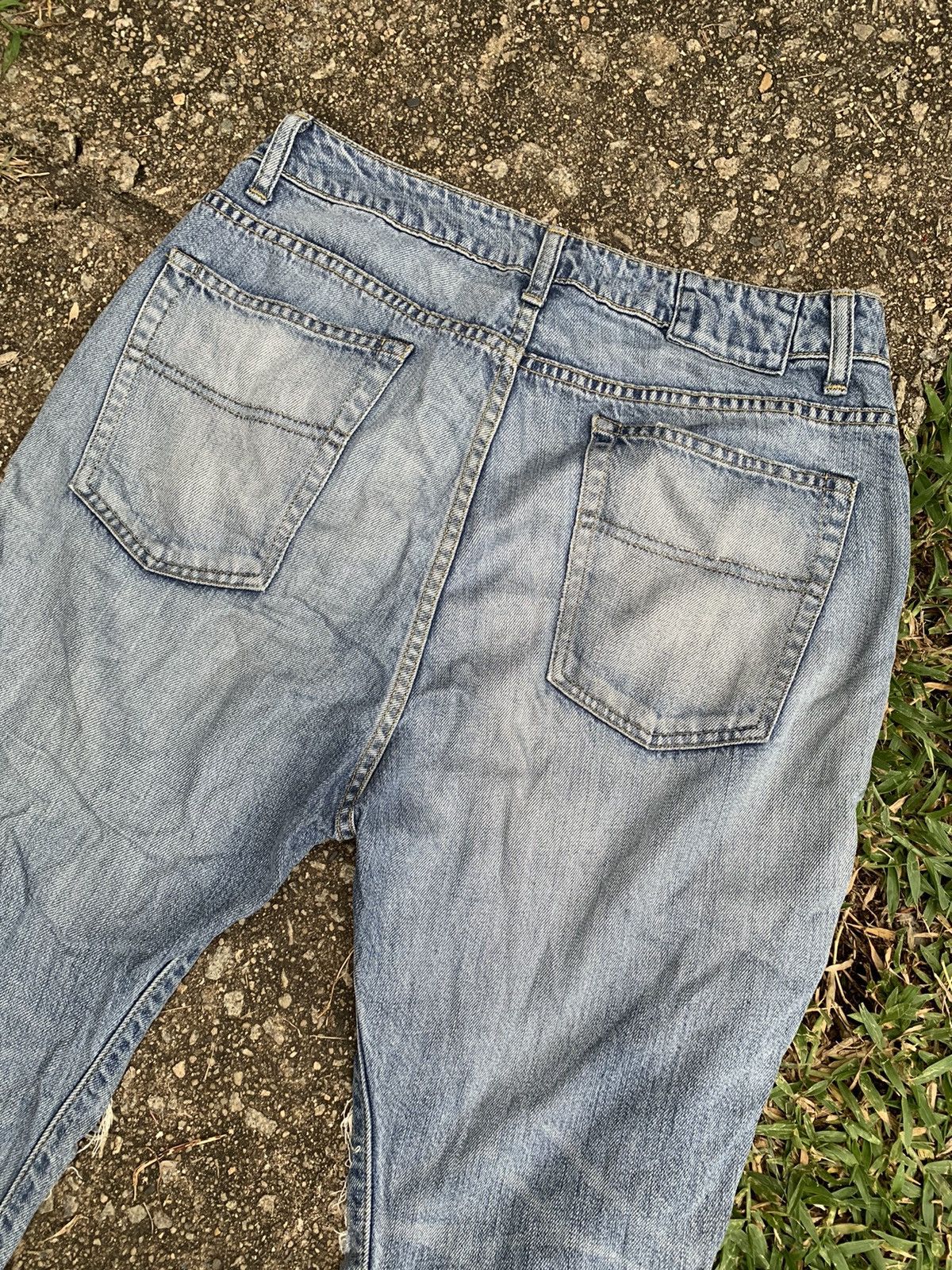 Japanese Brand × Jean 🔥STEALS🔥 distressed unsqueaky blue jeans Size 30" / US 8 / IT 44 - 9 Thumbnail