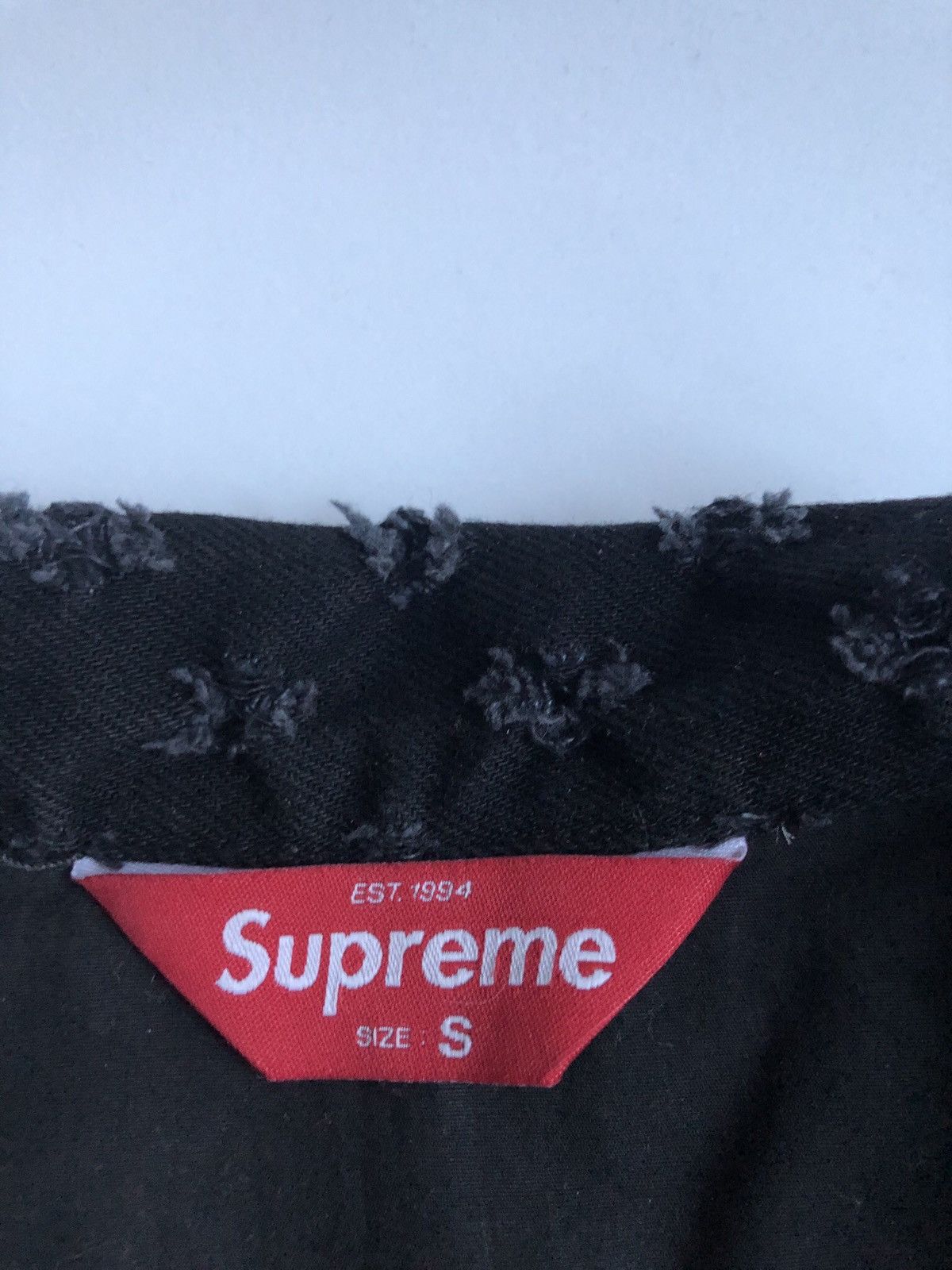 Supreme Supreme Hole Punch Denim Jacket Black Small Brand New Size US S / EU 44-46 / 1 - 2 Thumbnail