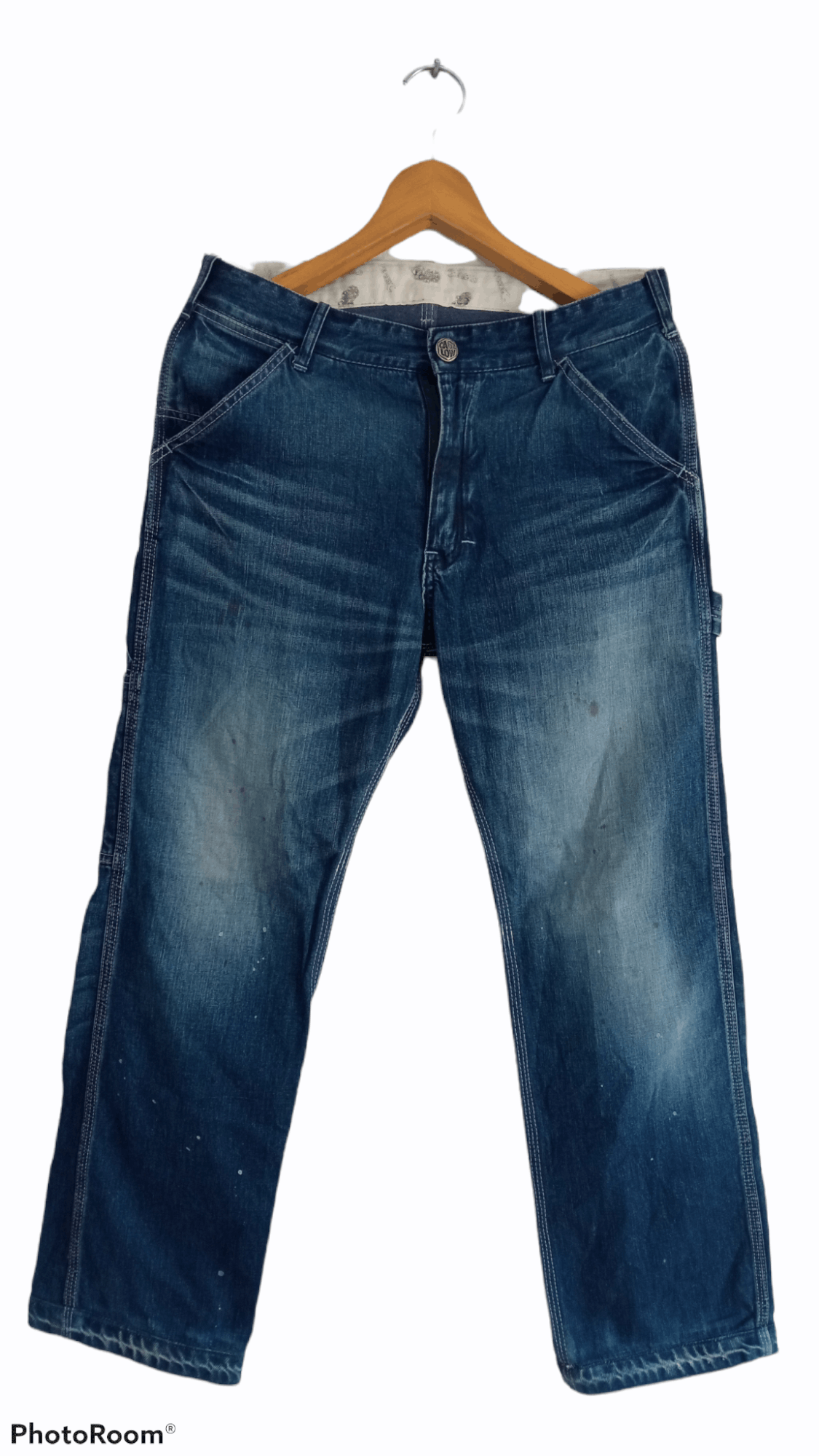 Japanese Brand × Vintage 🔥🔥Vintage Cave Low Carpenter Painter Jeans Denim Size US 31 - 1 Thumbnail