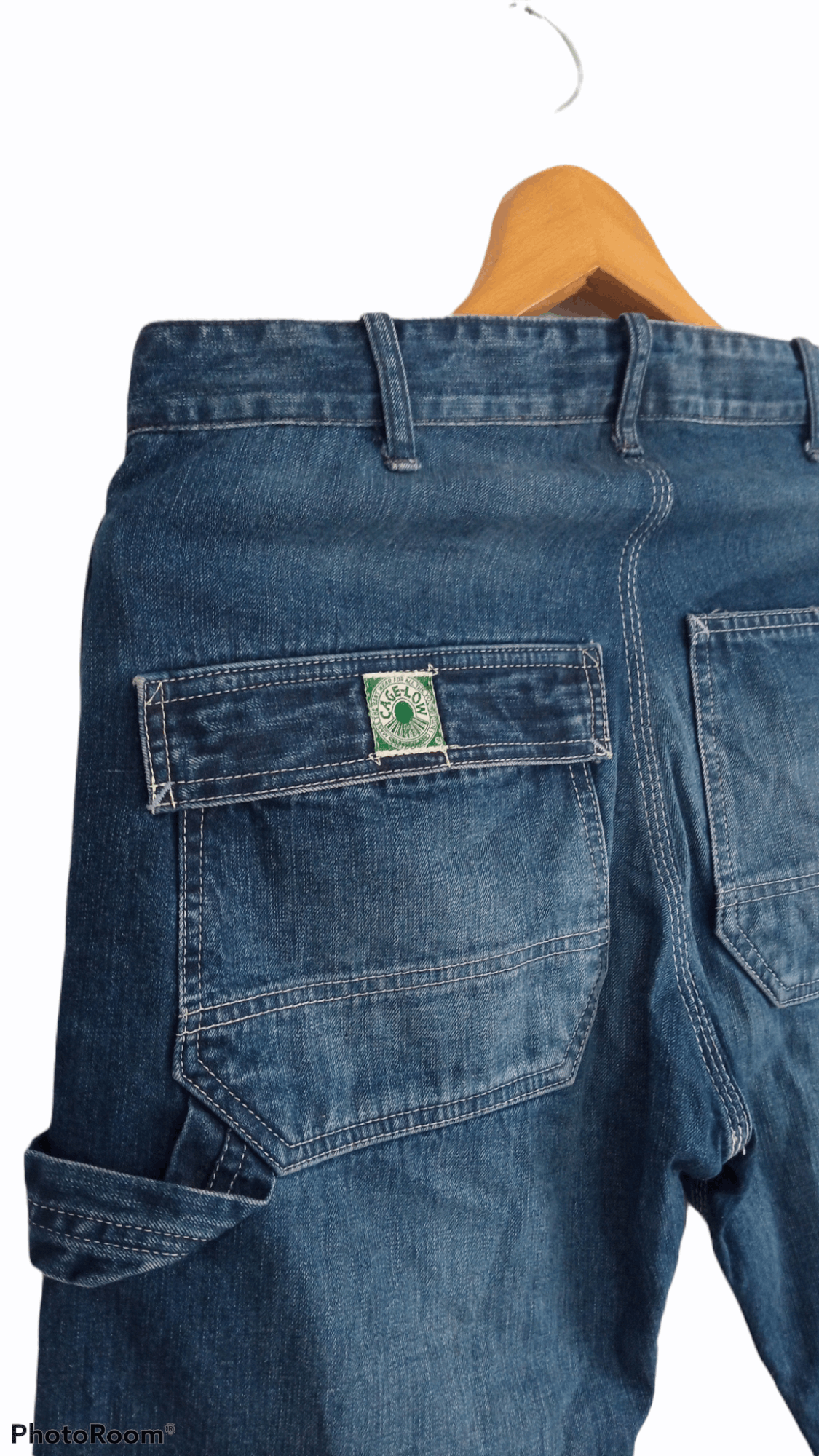 Japanese Brand × Vintage 🔥🔥Vintage Cave Low Carpenter Painter Jeans Denim Size US 31 - 20 Thumbnail