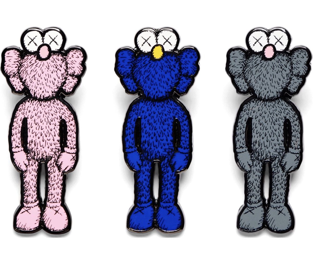 Kaws KAWS BFF NGV Pins (Set of 3) Size ONE SIZE - 1 Thumbnail