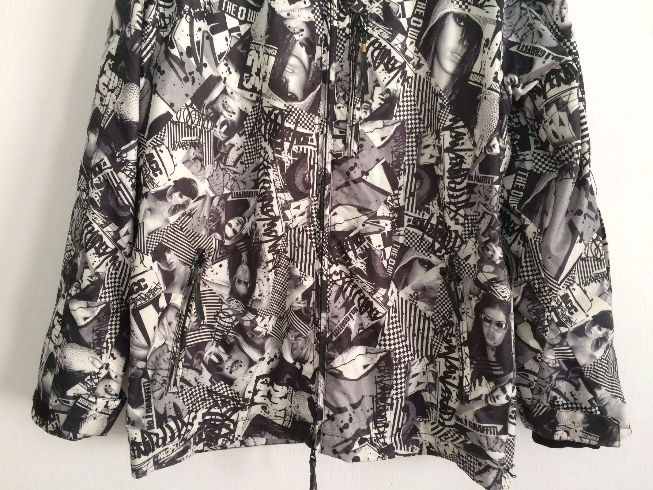 Japanese Brand × Vintage 🔥🔥Asian Can Controlerz Full Print Graffiti Hoodie Jacket Size US L / EU 52-54 / 3 - 6 Thumbnail