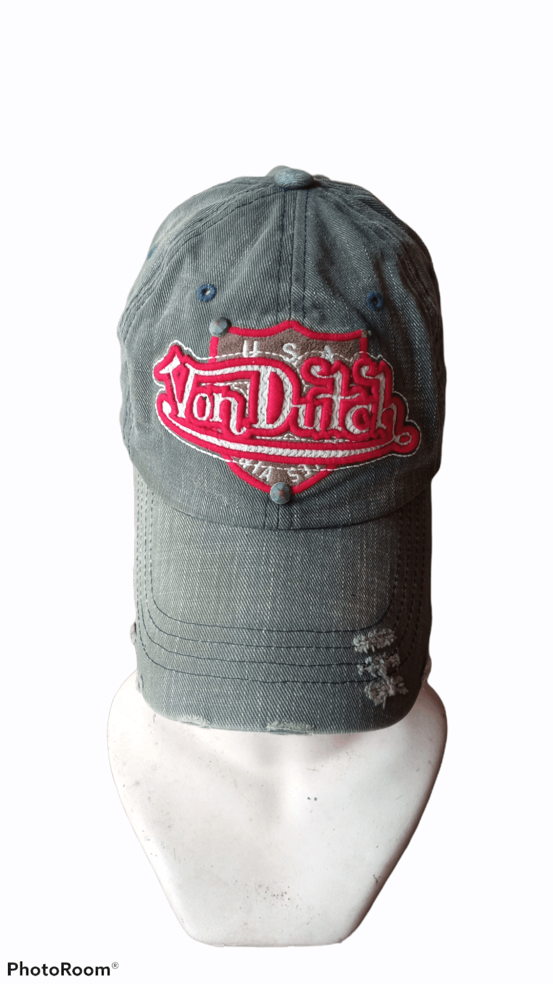 Vintage × Von Dutch 🔥🔥OG Von Dutch Distressed Cap Hat Size ONE SIZE - 11 Thumbnail