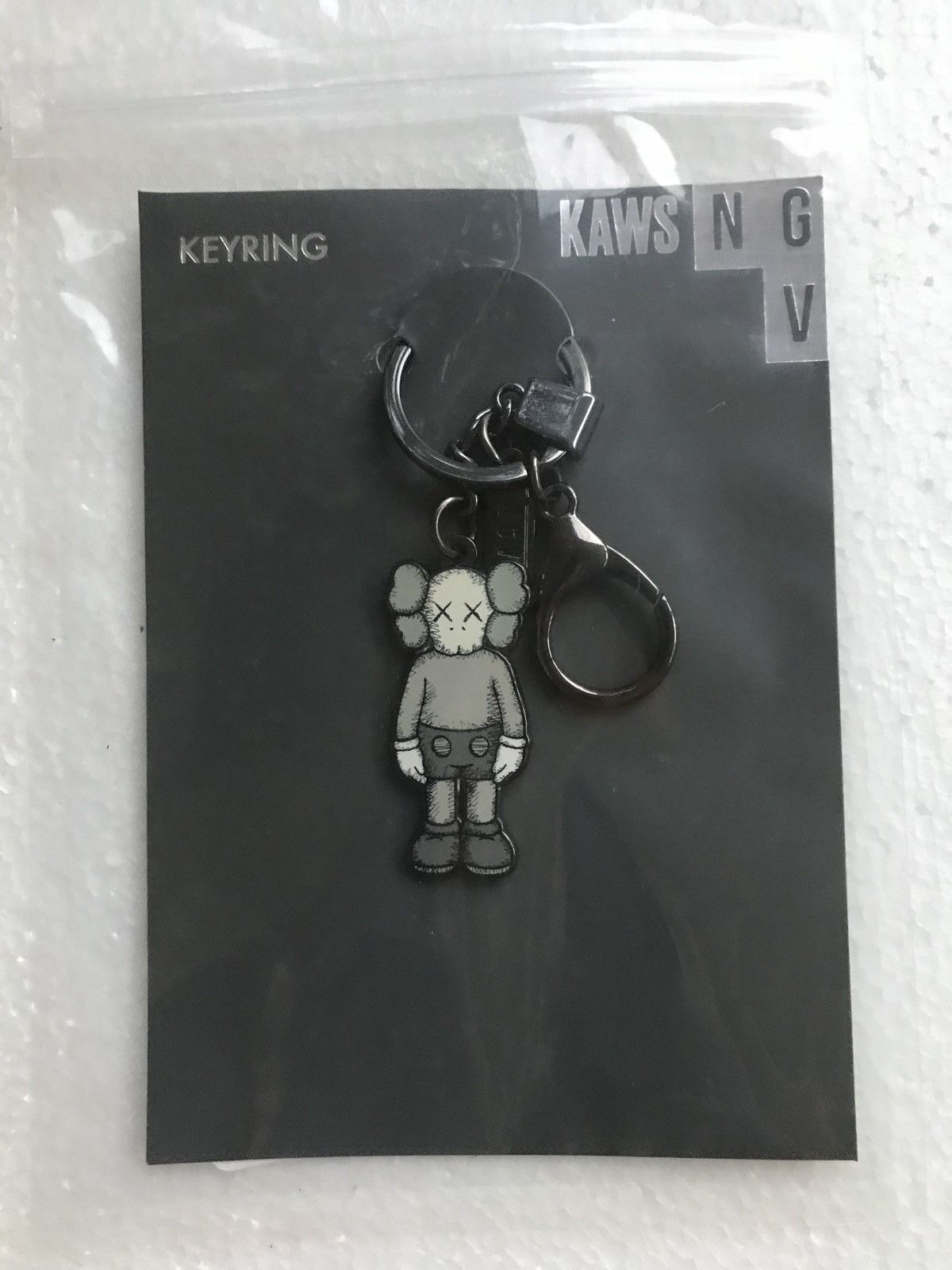 KAWS X MEDICOM Tokyo First Companion Keychain Set (Brown/Grey