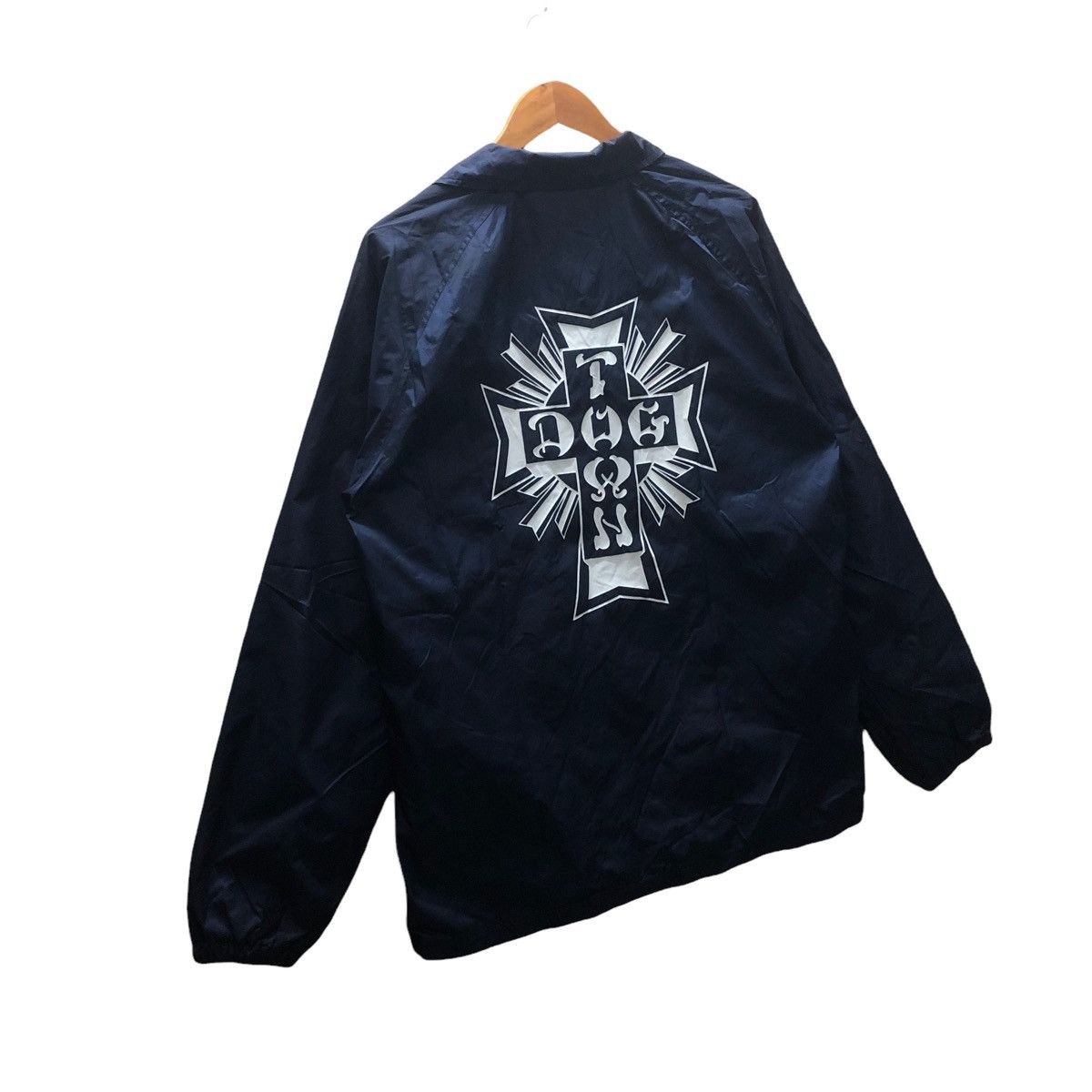 Dogtown × Vintage Vintage Dog Town Skateboard Coaches Jacket Big Logo Size US L / EU 52-54 / 3 - 3 Thumbnail