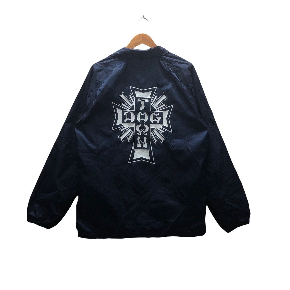Dogtown × Vintage Vintage Dog Town Skateboard Coaches Jacket Big Logo Size US L / EU 52-54 / 3 - 1 Thumbnail