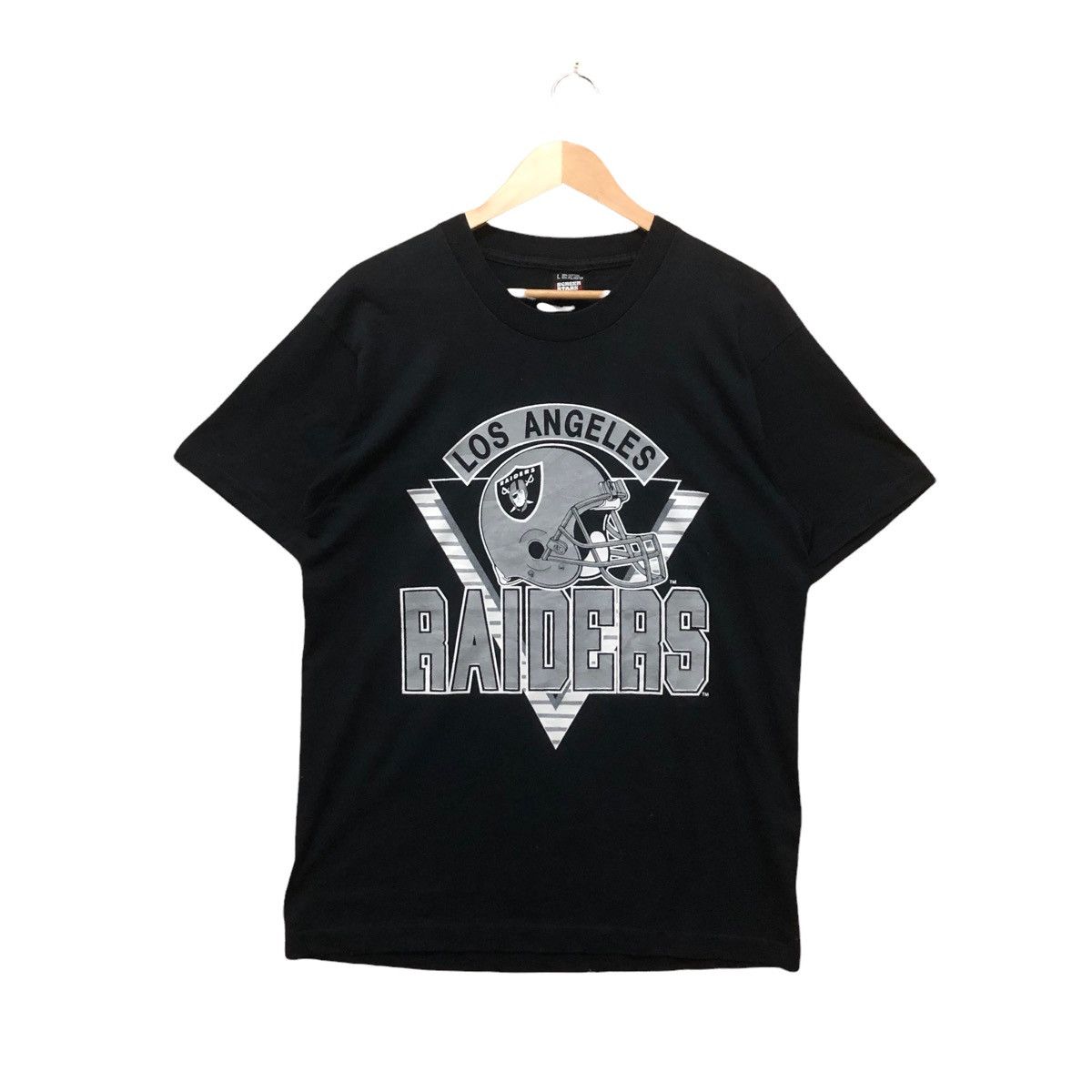 NFL × Vintage Vintage Raiders Big Logo Printed Black Screen Star Size US L / EU 52-54 / 3 - 1 Thumbnail