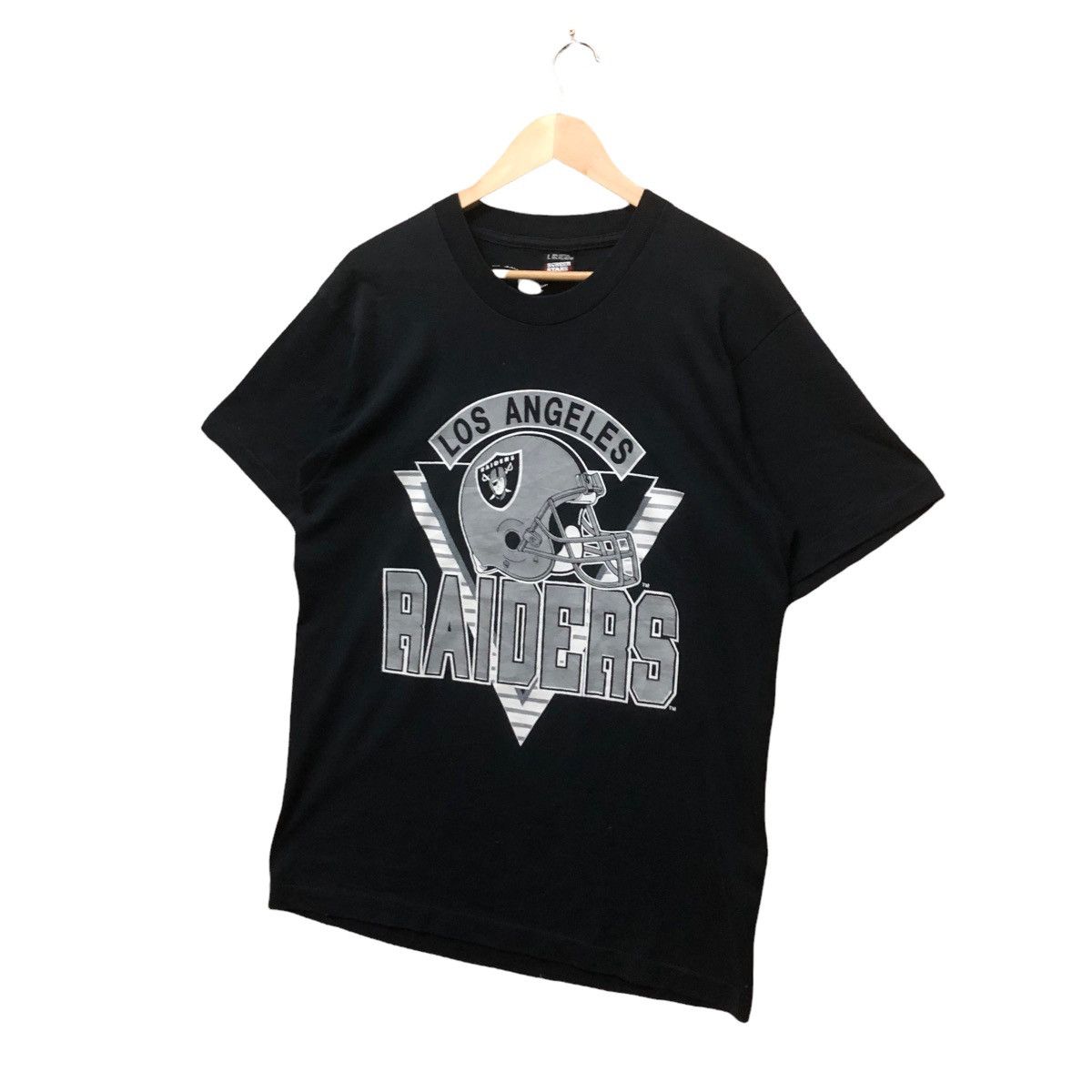NFL × Vintage Vintage Raiders Big Logo Printed Black Screen Star Size US L / EU 52-54 / 3 - 3 Thumbnail