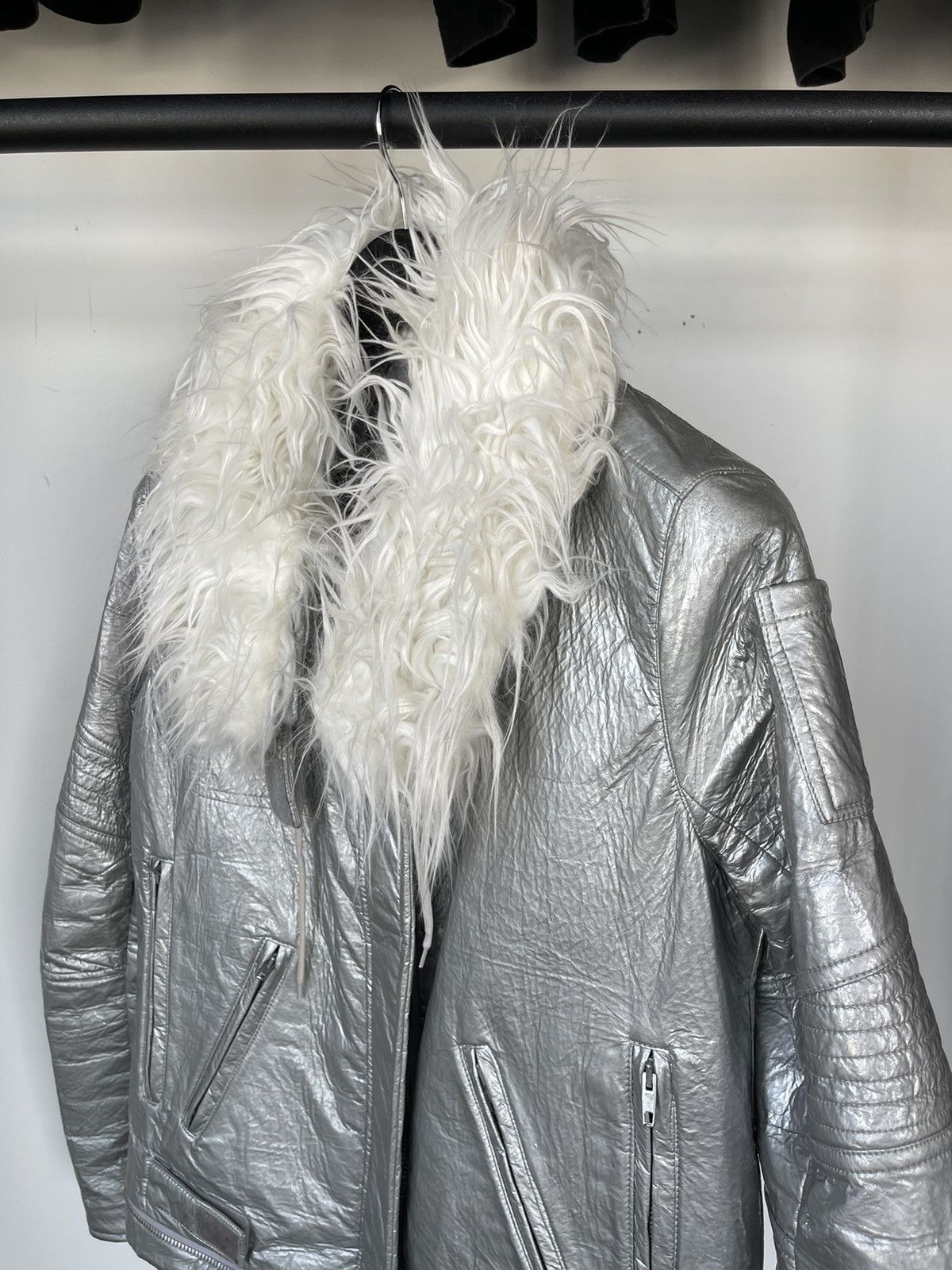 Helmut Lang Helmut Lang Silver Astro Jacket AW1999 Size US S / EU 44-46 / 1 - 2 Thumbnail