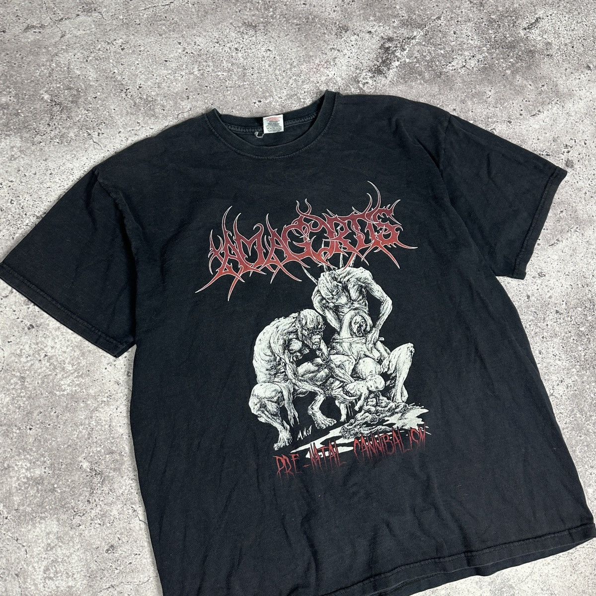 Band Tees Vintage y2k Amagortis Pre Natal Cannibalism tee Death metal Size US XL / EU 56 / 4 - 4 Thumbnail