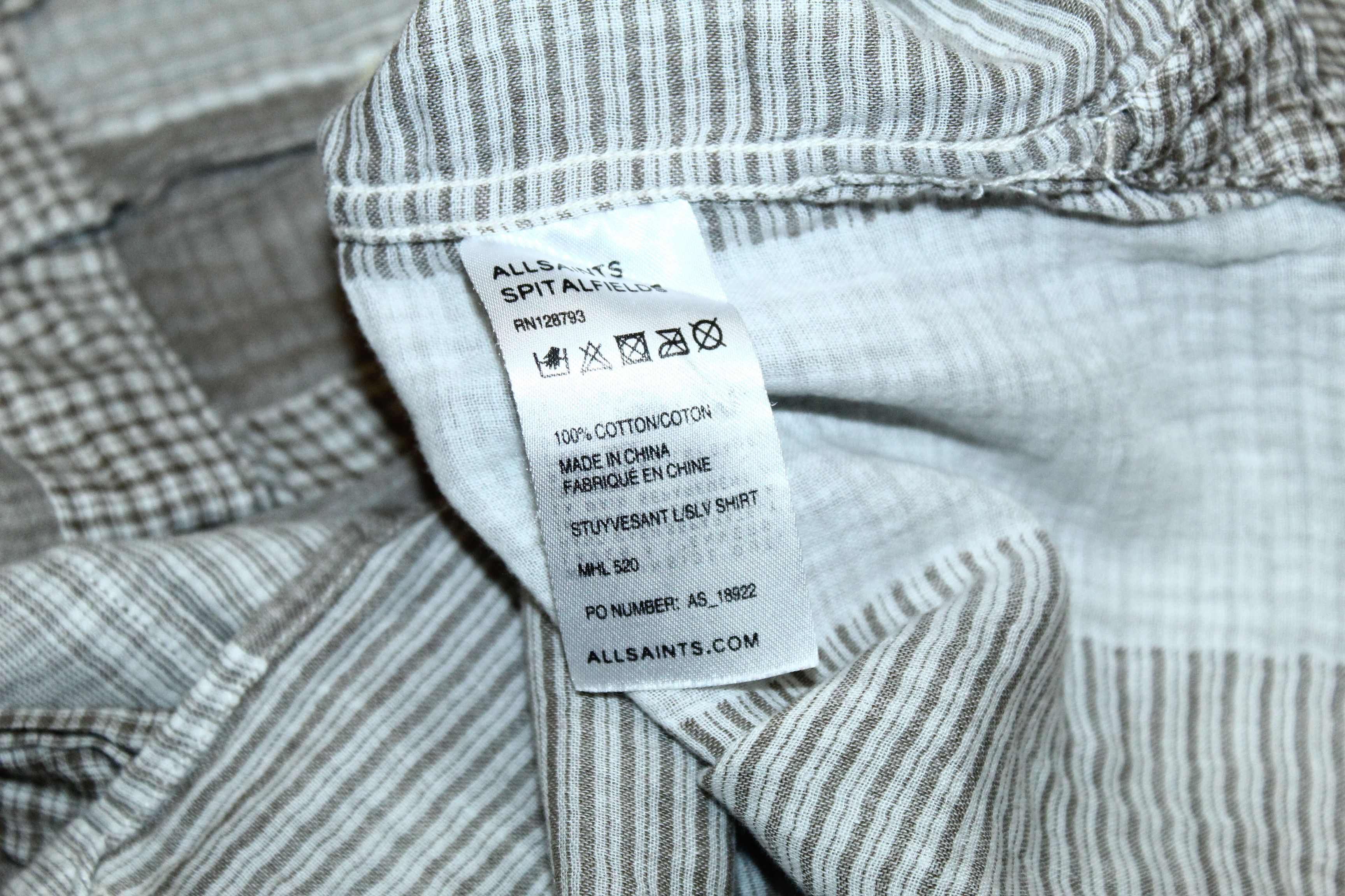 Allsaints x Shuttle Notes Japan Made Stuyvesant L/S Shirt