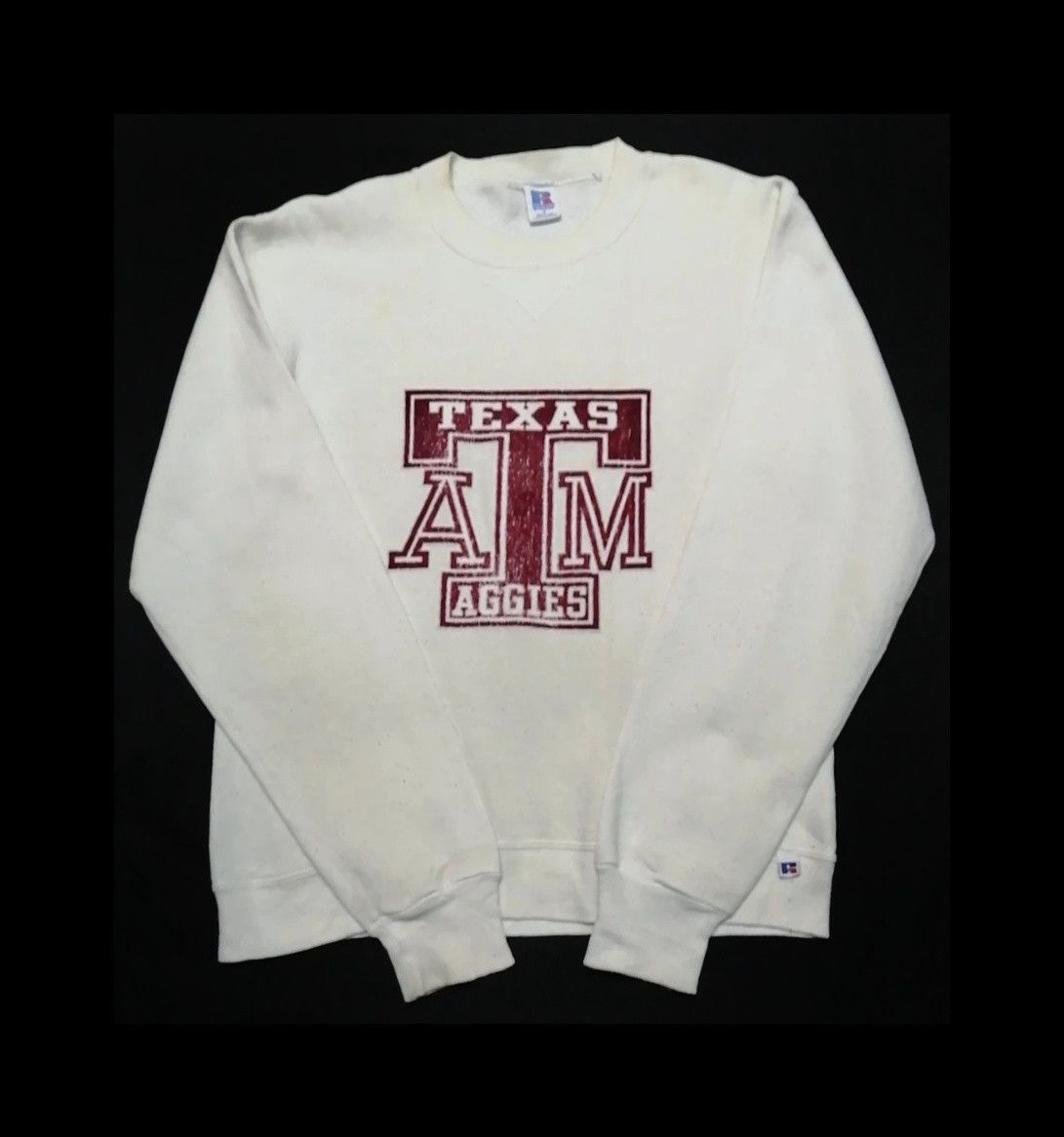 Russell Athletic × Vintage VINTAGE 90s Russell TEXAS AGGIES Made in USA Size US S / EU 44-46 / 1 - 1 Thumbnail