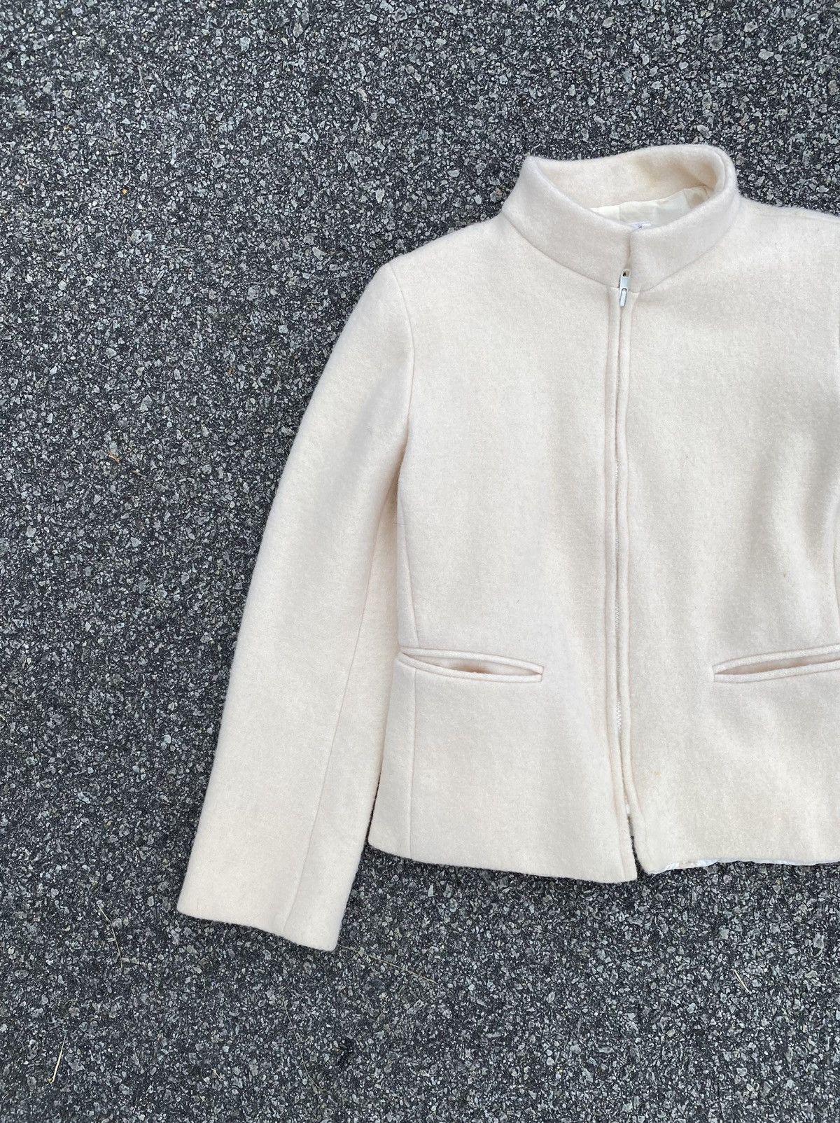 agnes b. Vintage Agnes B Cropped Wool Jacket Size S / US 4 / IT 40 - 2 Thumbnail