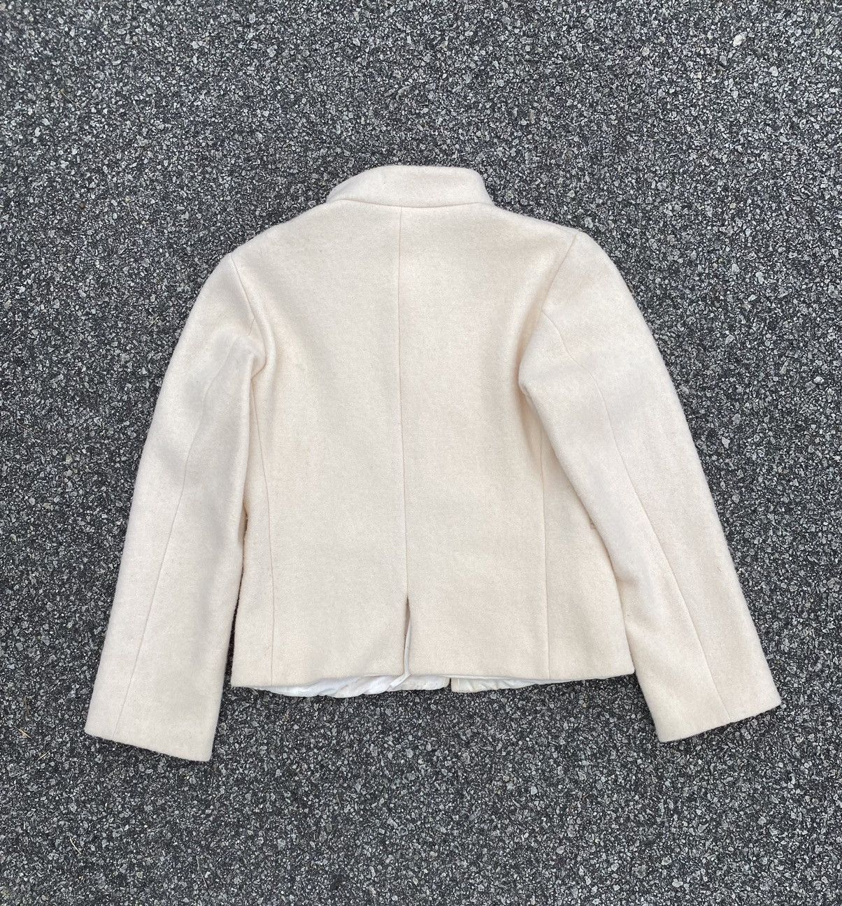 agnes b. Vintage Agnes B Cropped Wool Jacket Size S / US 4 / IT 40 - 5 Thumbnail