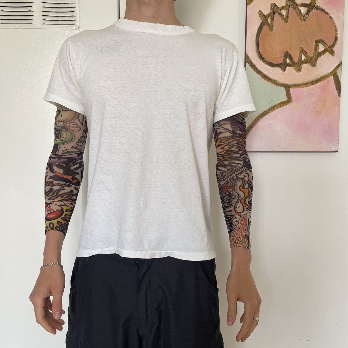 Other × Vintage Vintage Y2K Mesh Tattoo Sleeve Size ONE SIZE - 1 Thumbnail