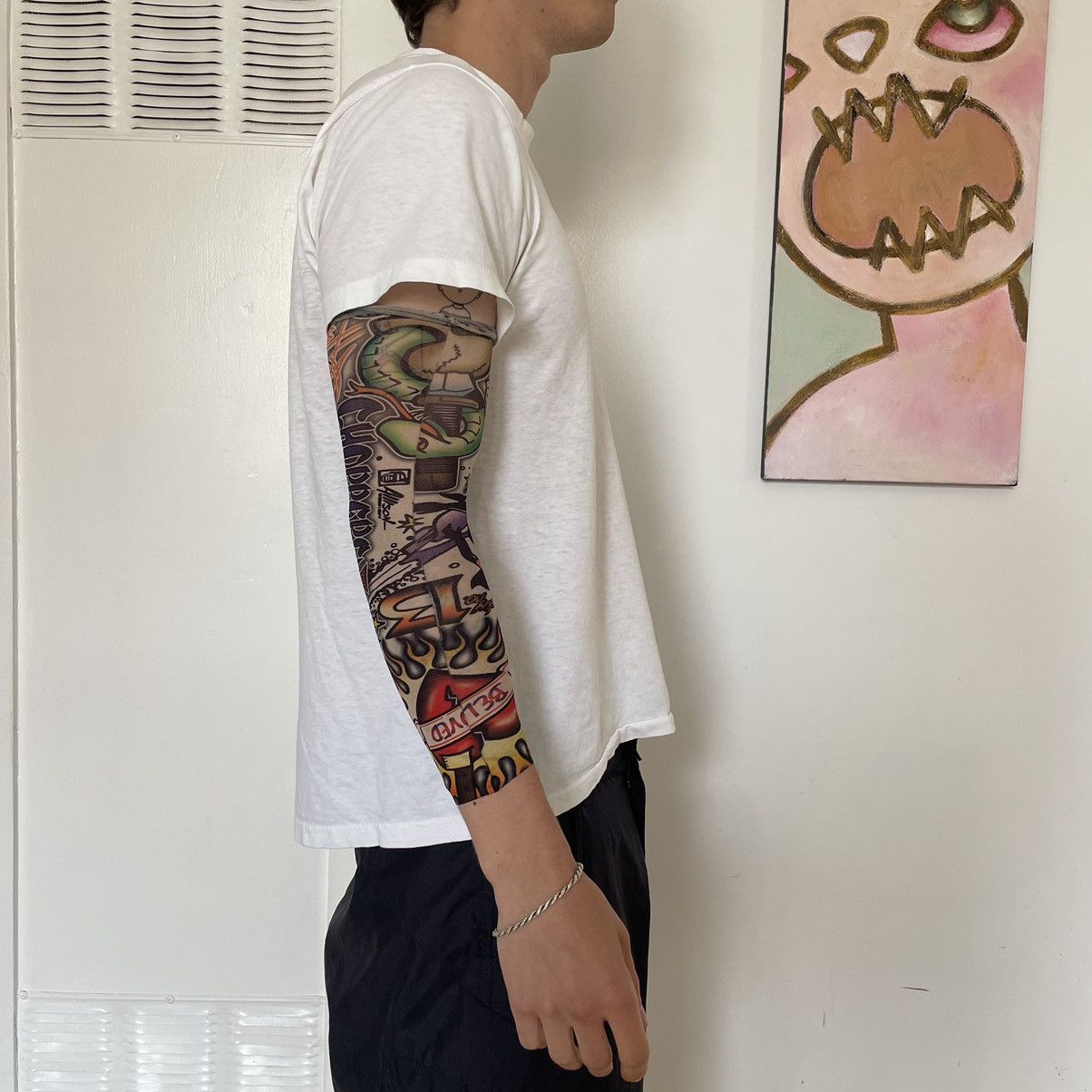 Other × Vintage Vintage Y2K Mesh Tattoo Sleeve Size ONE SIZE - 2 Thumbnail