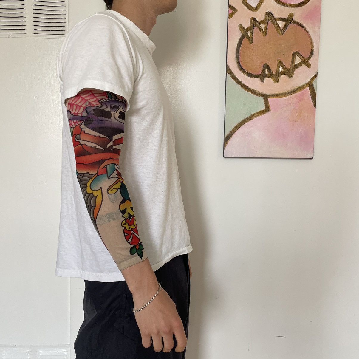 Other Vintage Y2K Mesh Tattoo Sleeve Size ONE SIZE - 2 Thumbnail