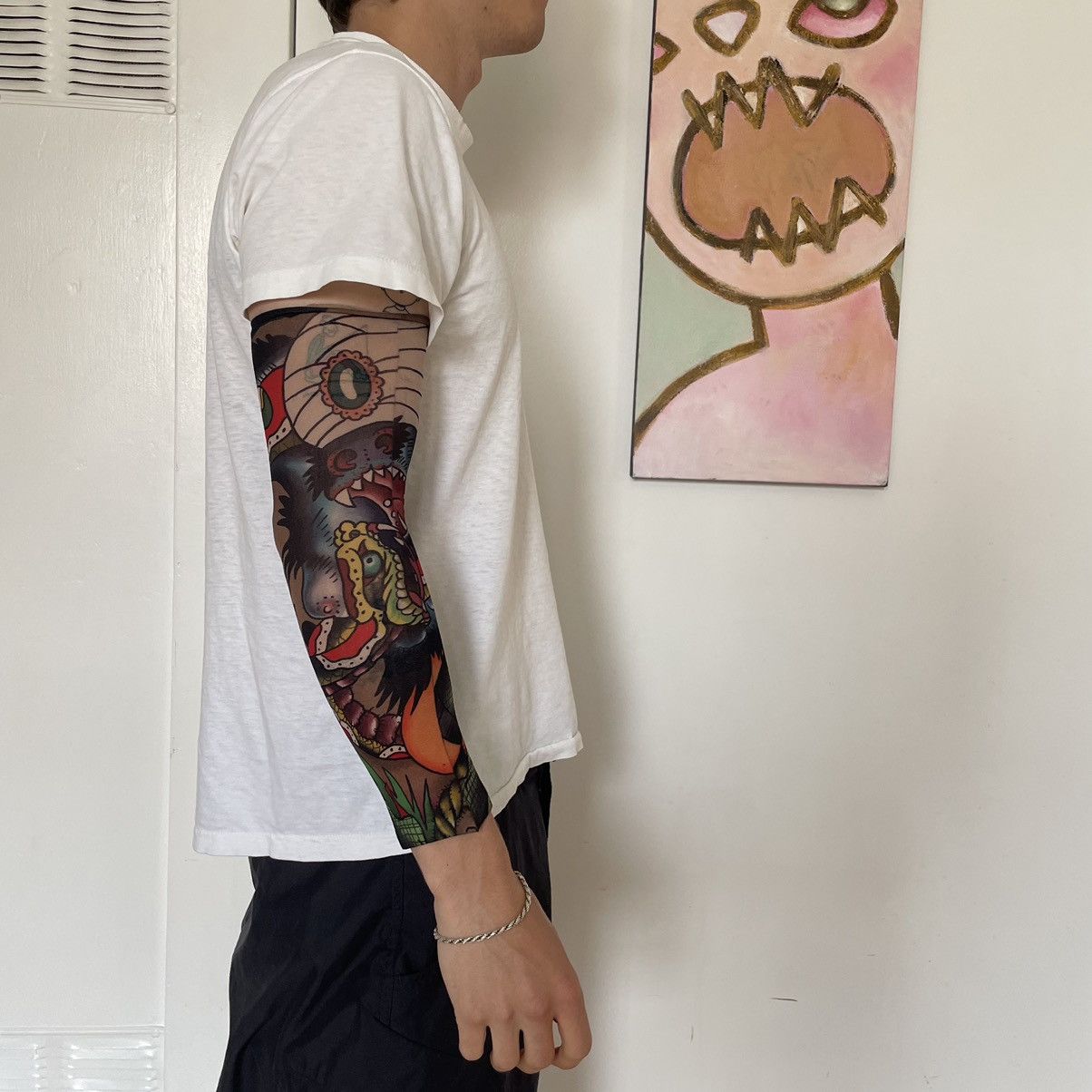 Other Vintage Y2K Mesh Tattoo Sleeve Size ONE SIZE - 2 Thumbnail