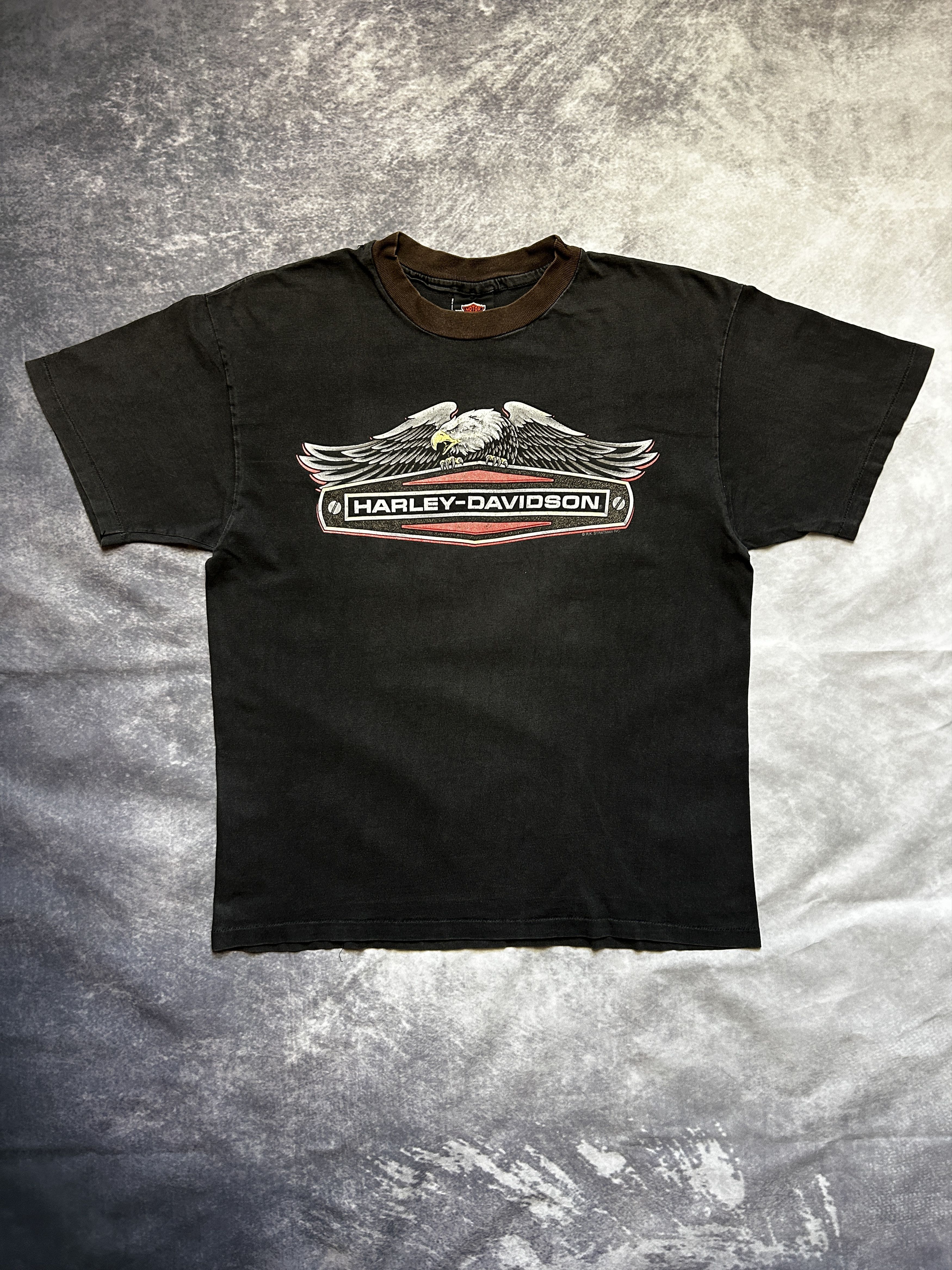 Vintage Vintage Harley Davidson Seaford 90's T-shirt Size US L / EU 52-54 / 3 - 1 Thumbnail