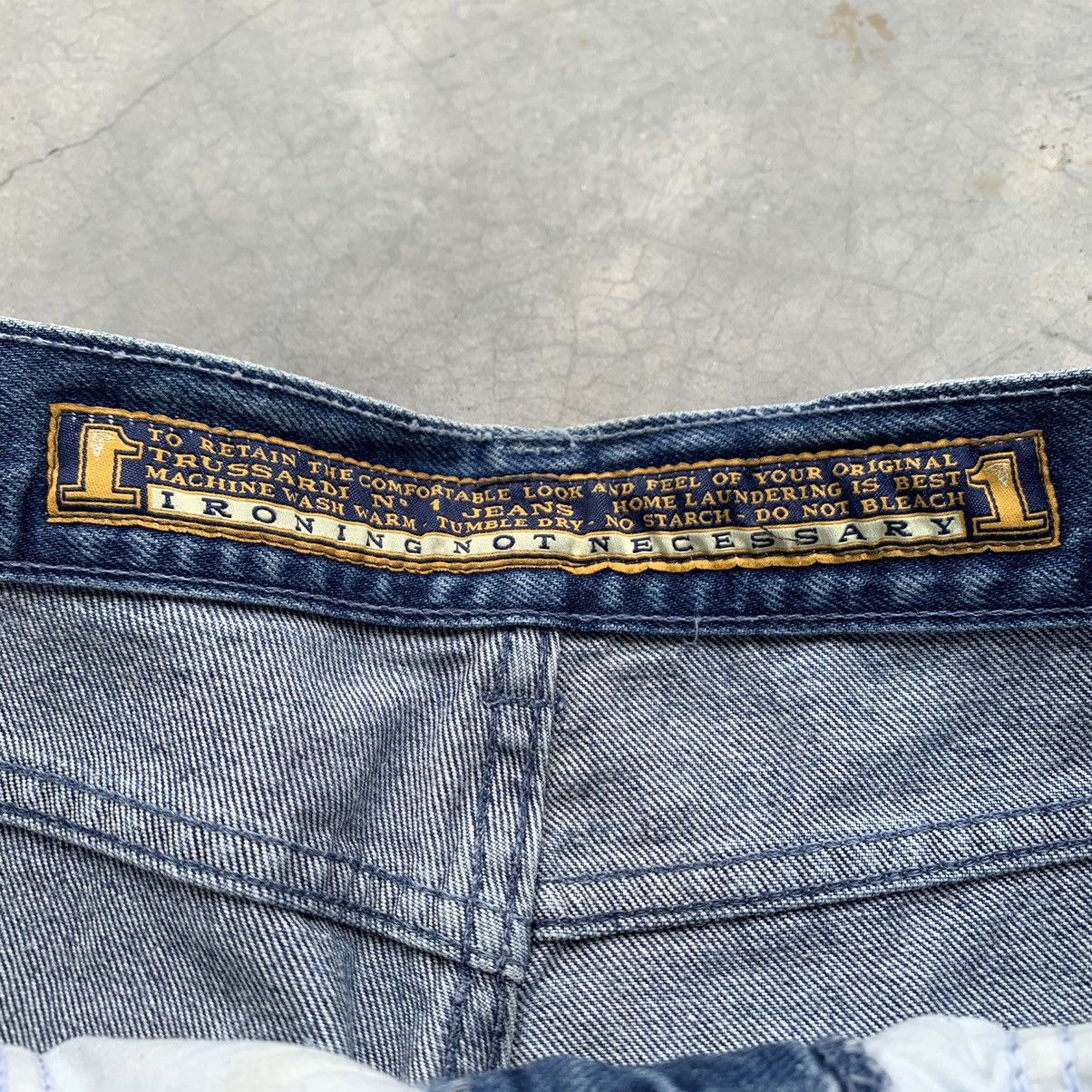 Trussardi × Vintage Trussardi Italy Jeans Size 31x35 Size US 31 - 9 Thumbnail