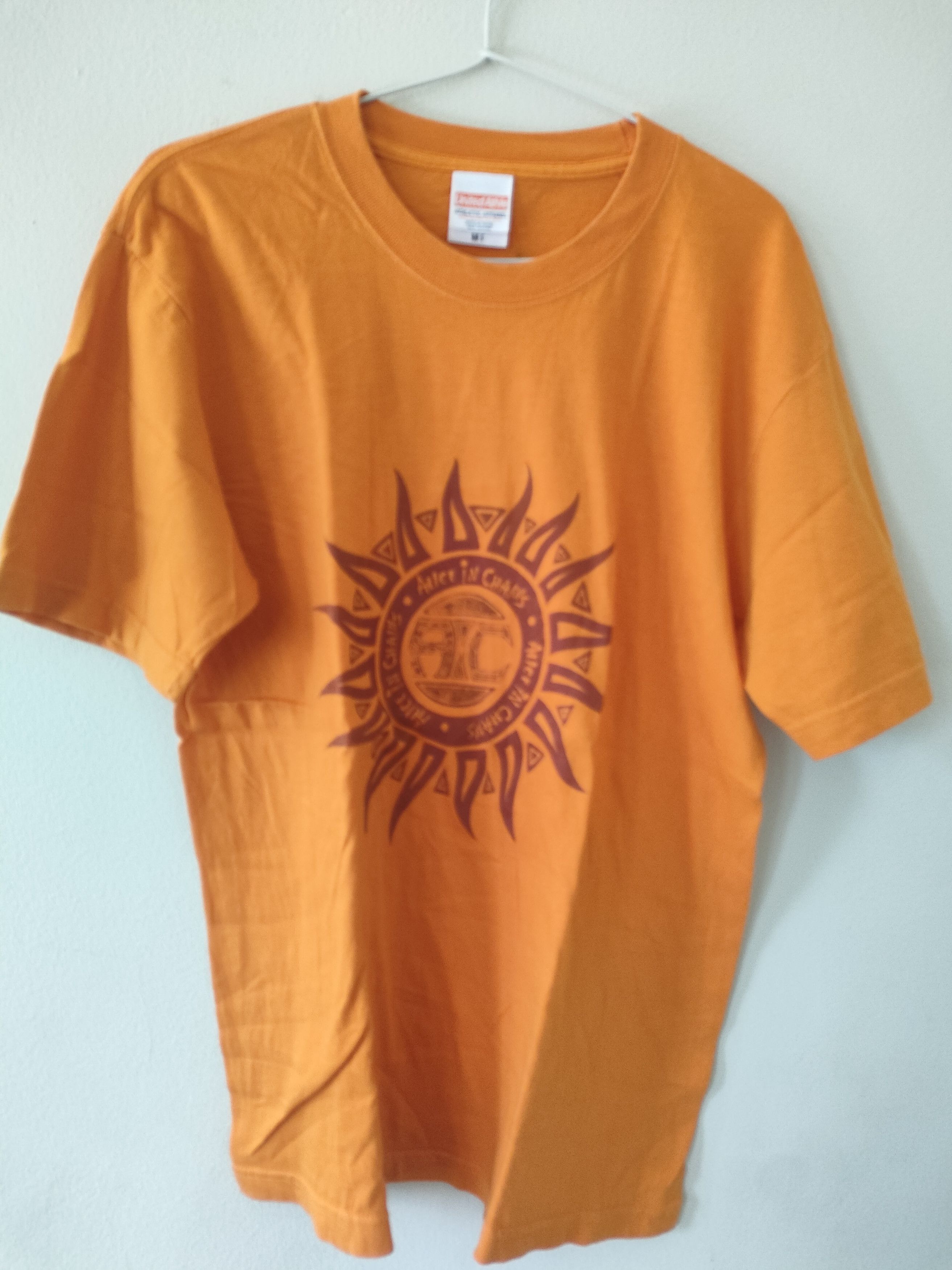 image of Vintage - Alice In Chains- Boot Tees in Orange, Men's (Size Medium)