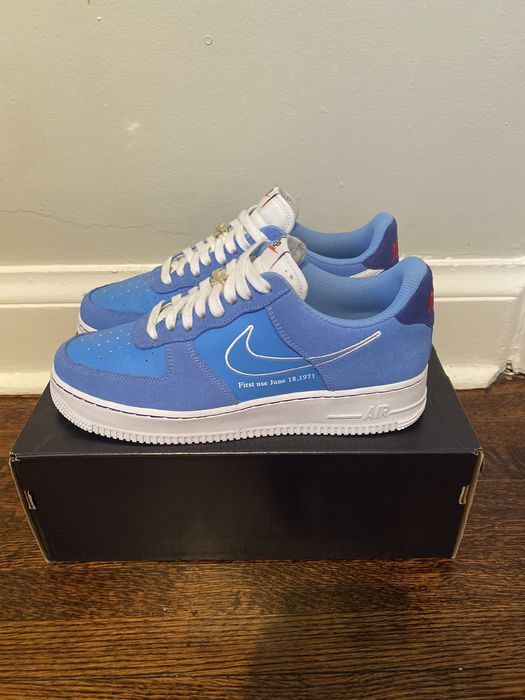 af1 first use university blue