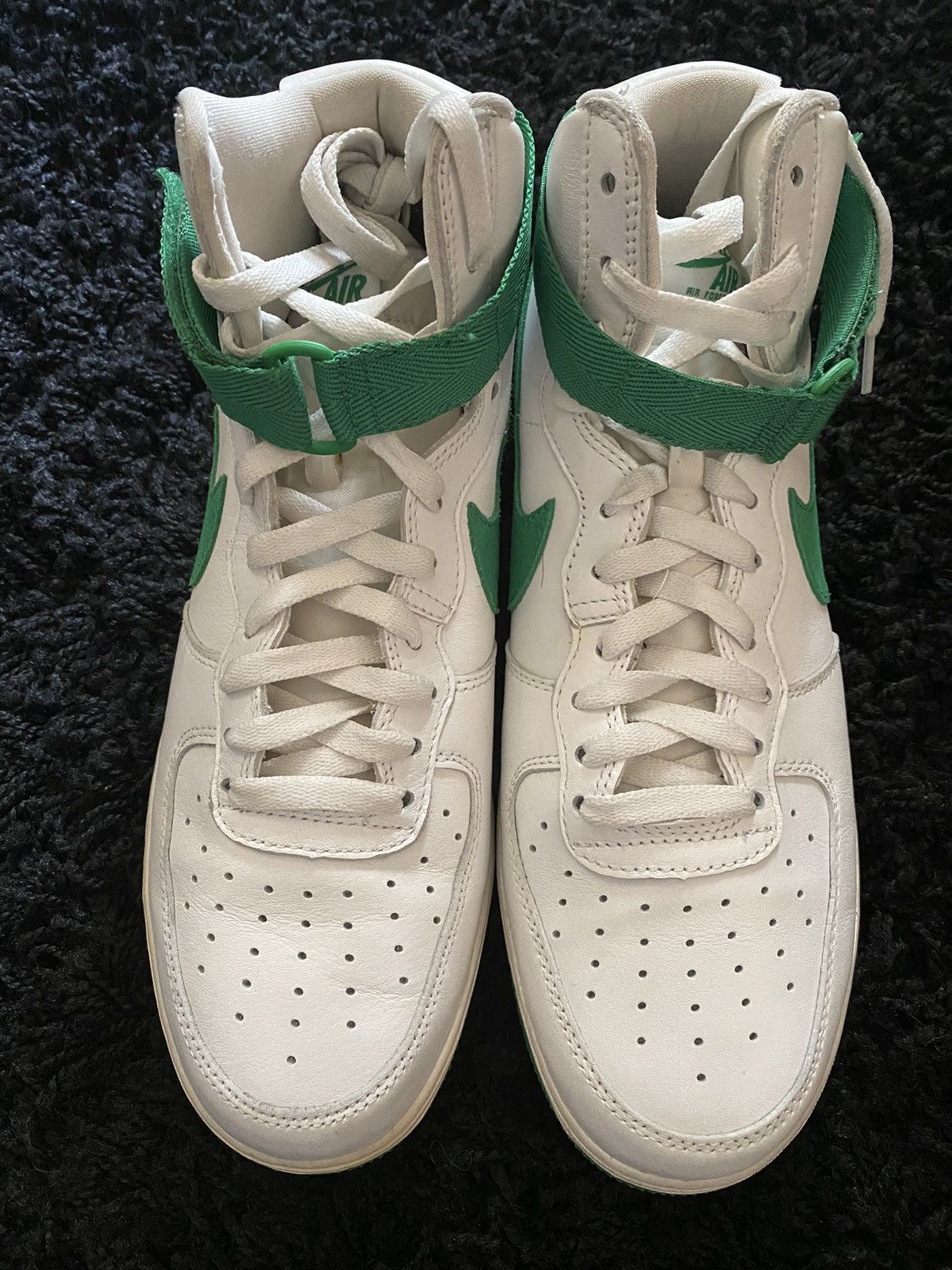 Nike Nike Air Force 1 High QS Lucky Green Rare sz10 Size US 10 / EU 43 - 3 Thumbnail