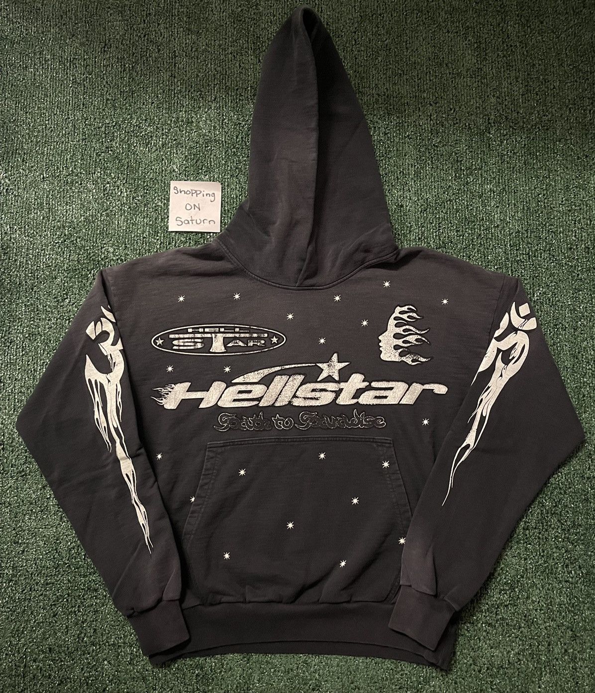 Vintage Hellstar Black Flare Hoodie | Grailed