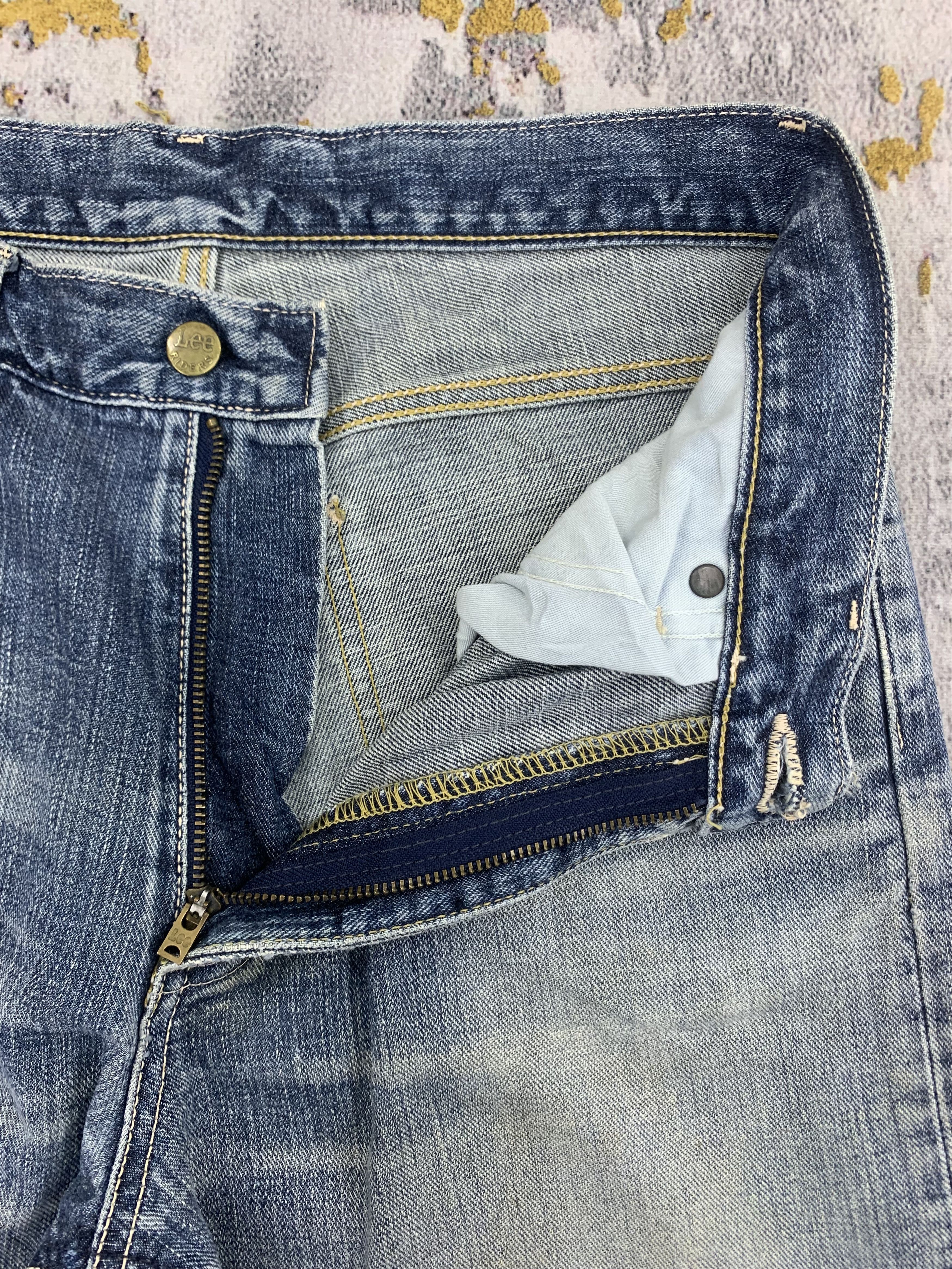 Lee Vintage Lee Riders Denim 30x31.5 Distressed Size US 30 / EU 46 - 3 Thumbnail