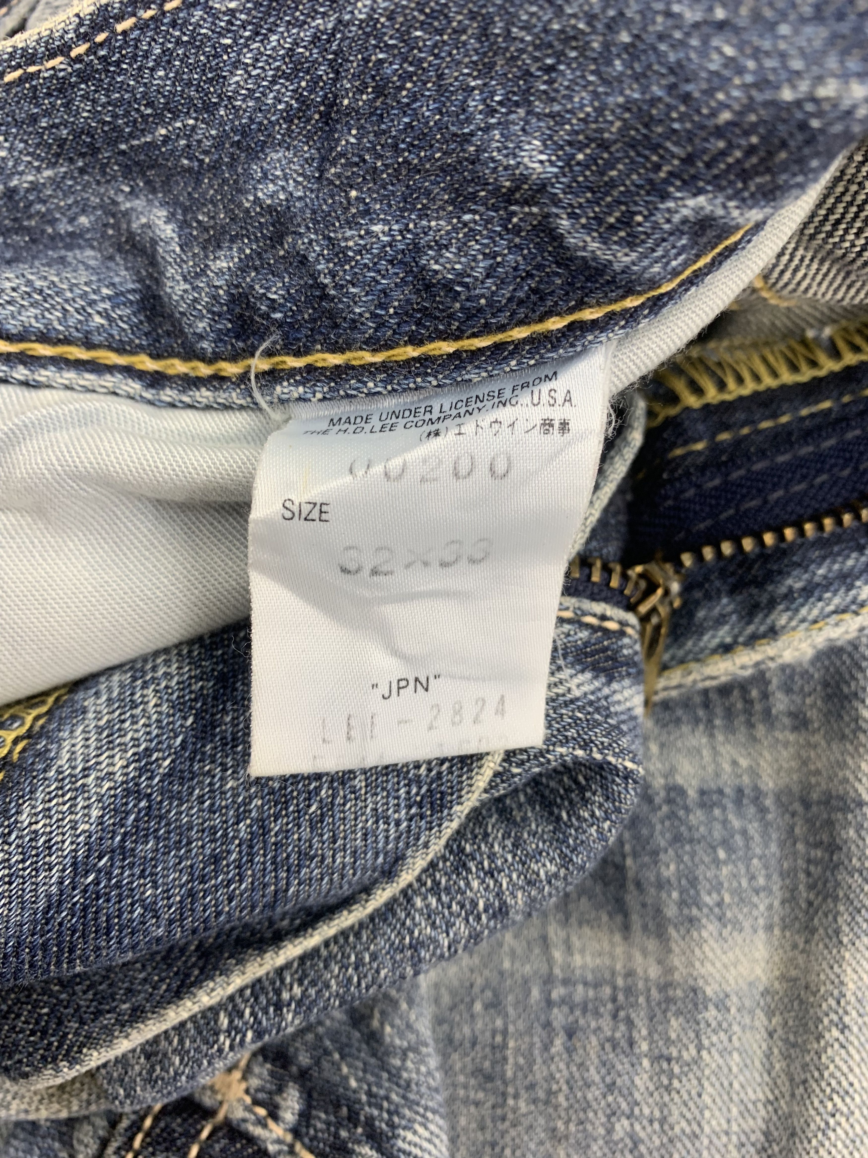Lee Vintage Lee Riders Denim 30x31.5 Distressed Size US 30 / EU 46 - 5 Thumbnail