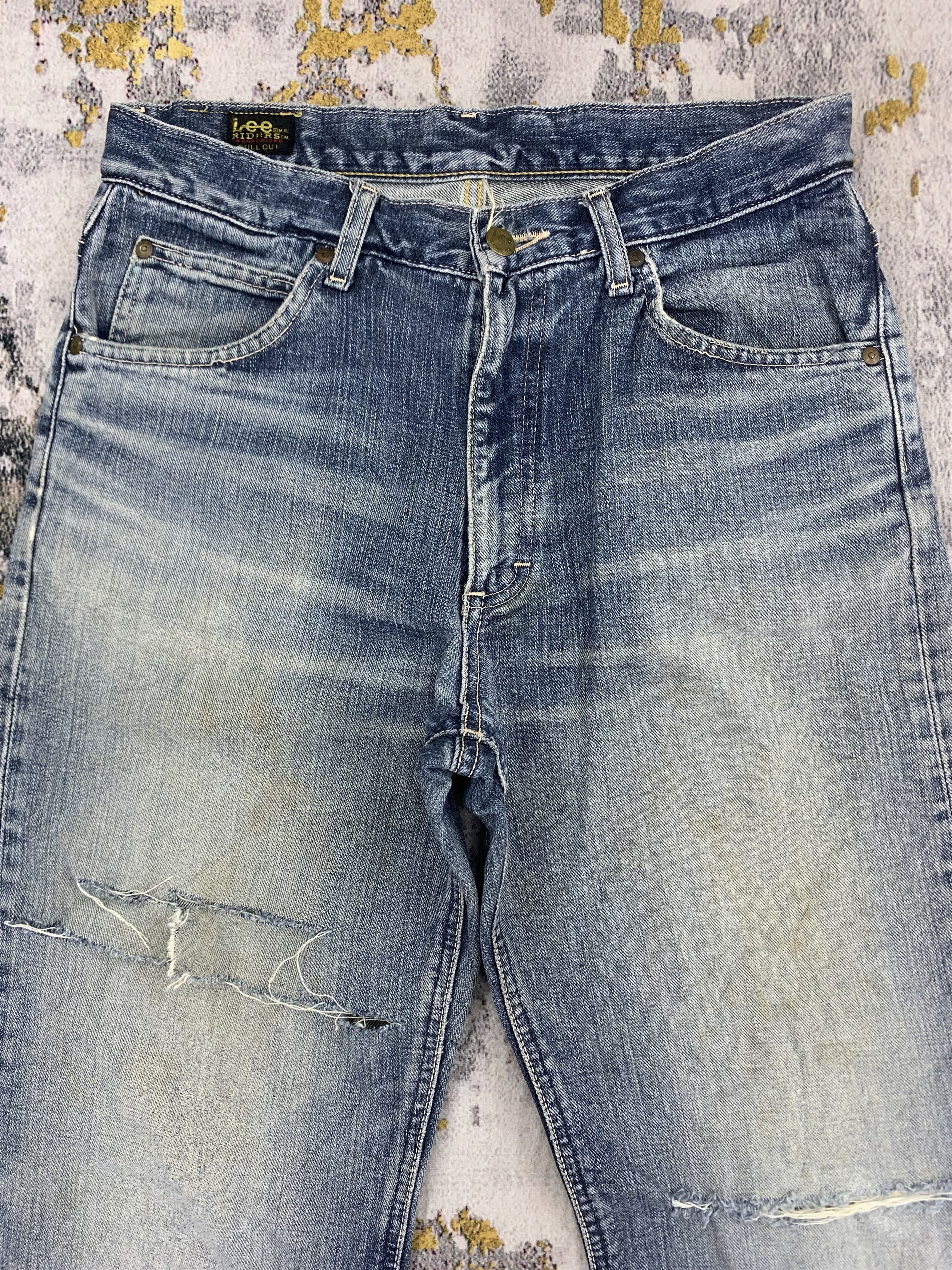 Lee Vintage Lee Riders Denim 30x31.5 Distressed Size US 30 / EU 46 - 2 Thumbnail