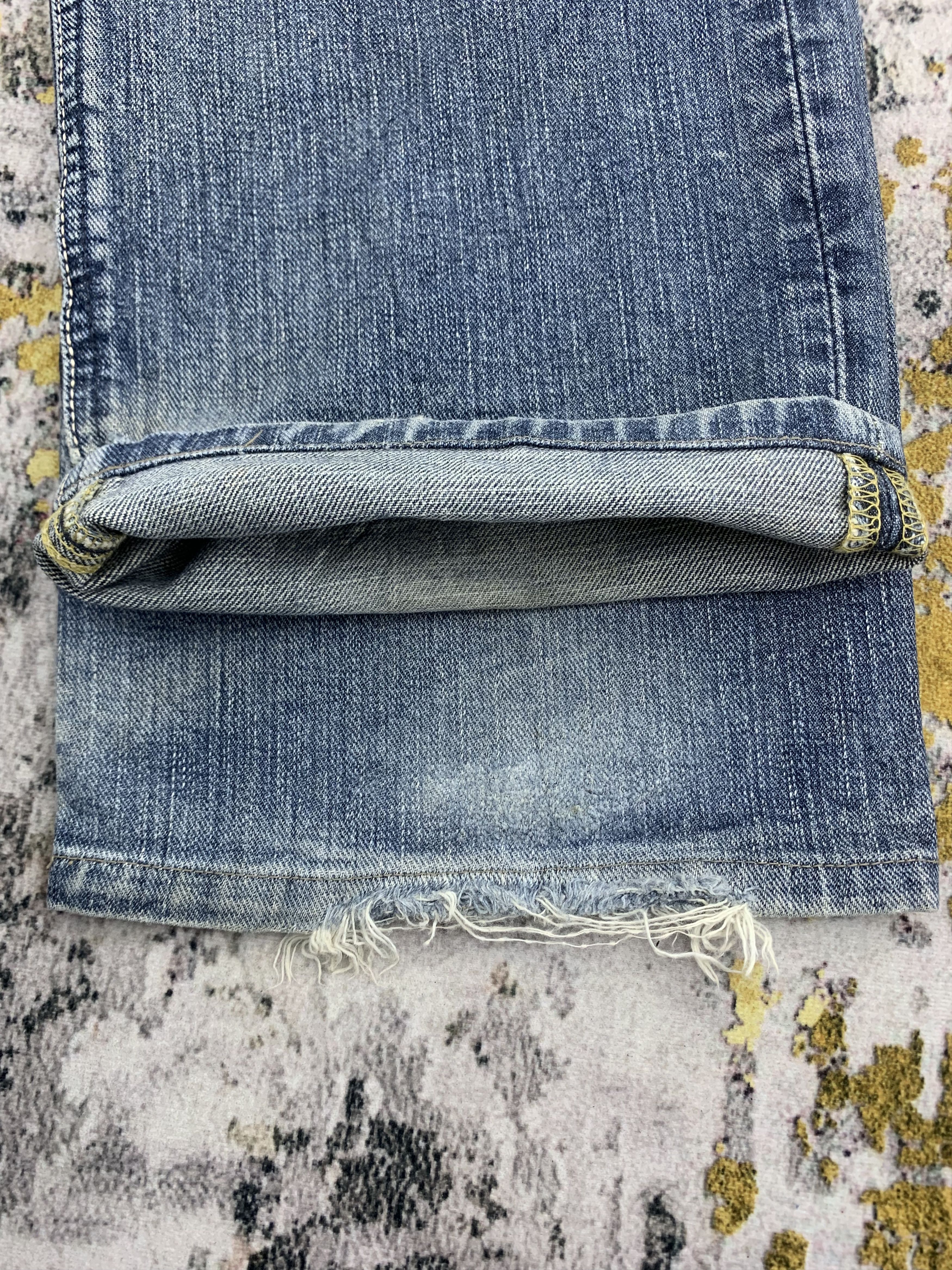 Lee Vintage Lee Riders Denim 30x31.5 Distressed Size US 30 / EU 46 - 11 Thumbnail