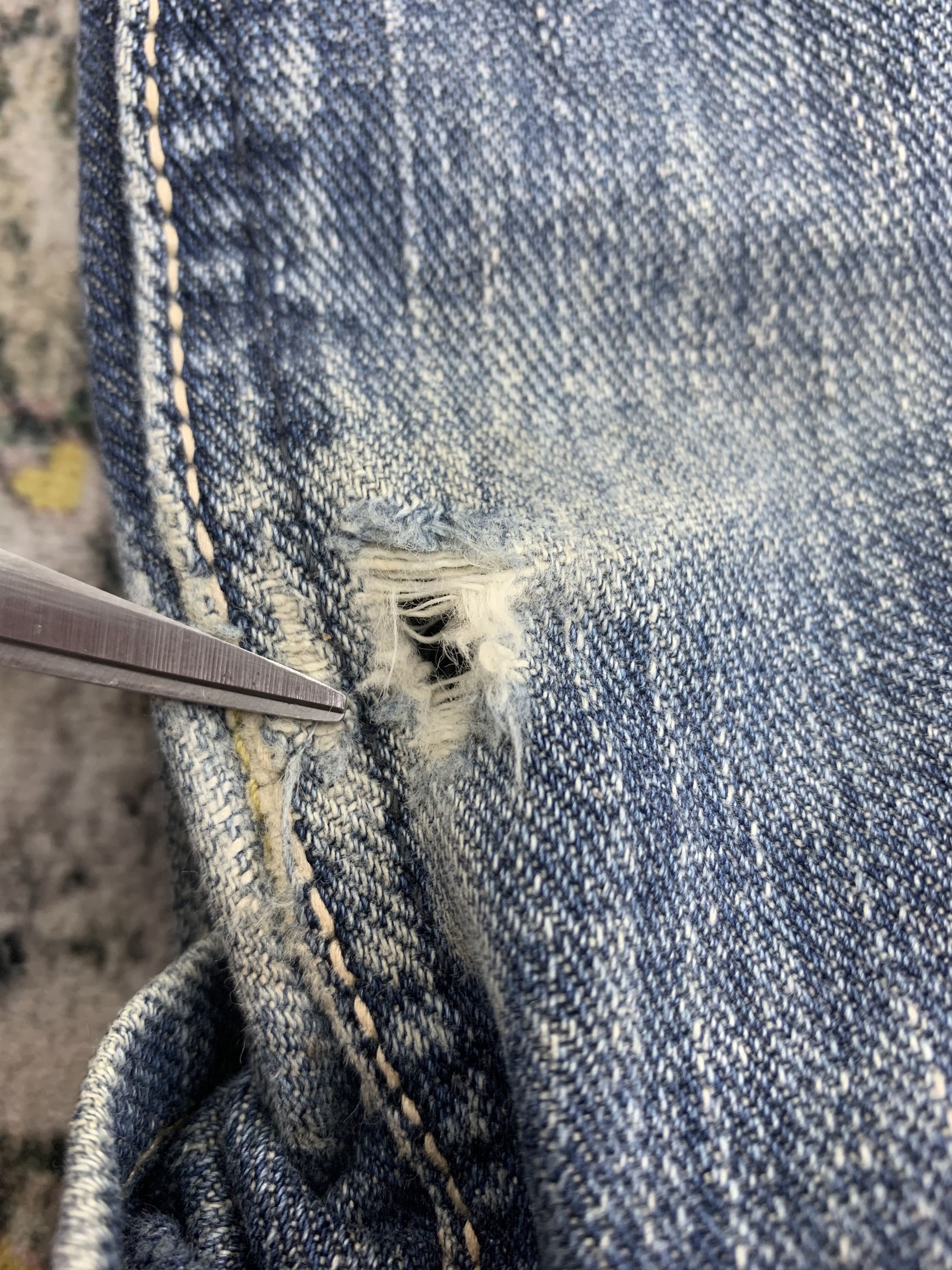 Lee Vintage Lee Riders Denim 30x31.5 Distressed Size US 30 / EU 46 - 10 Thumbnail