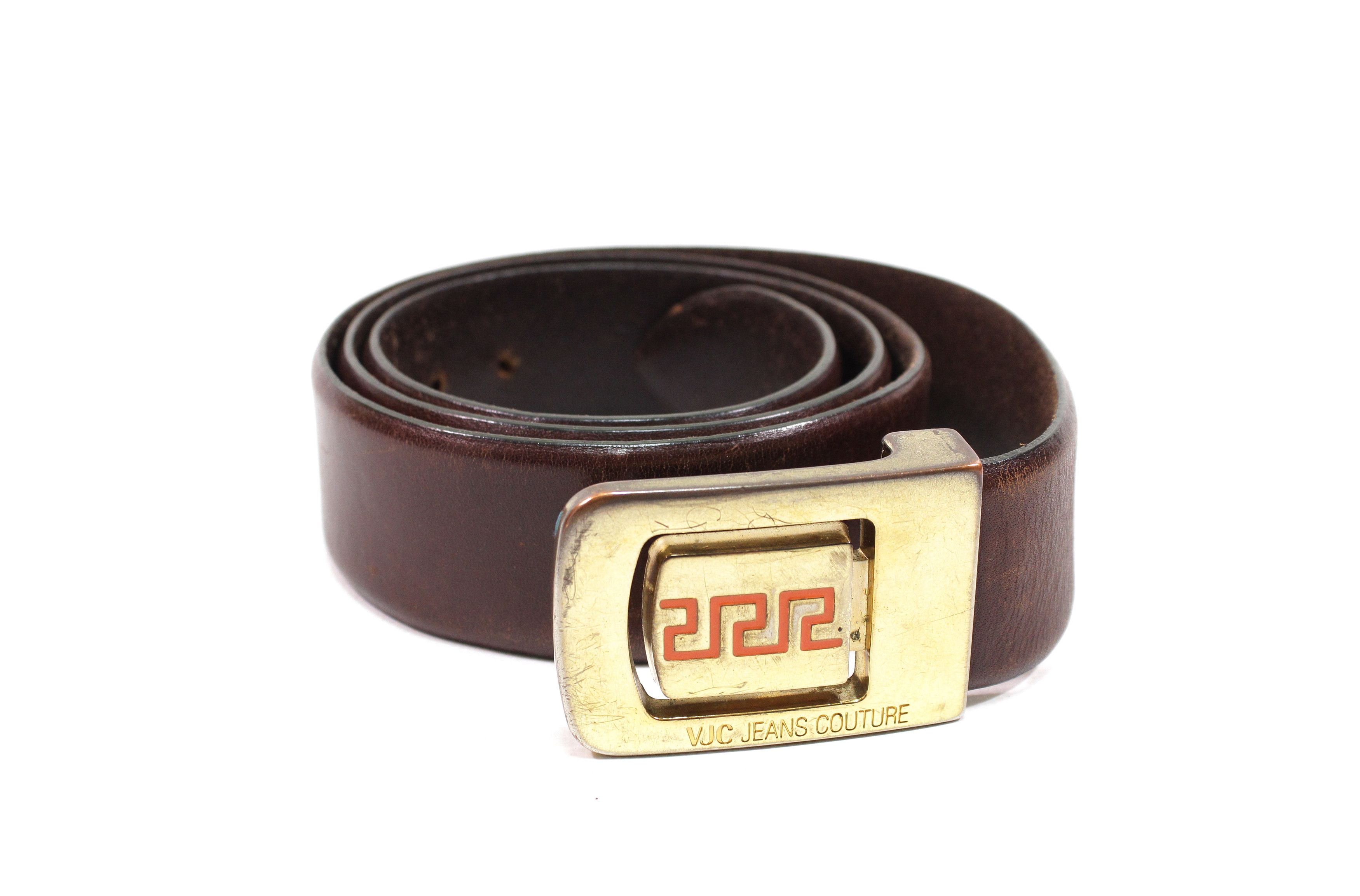 Versace 90S Leather Belt Vintage Size ONE SIZE - 1 Thumbnail