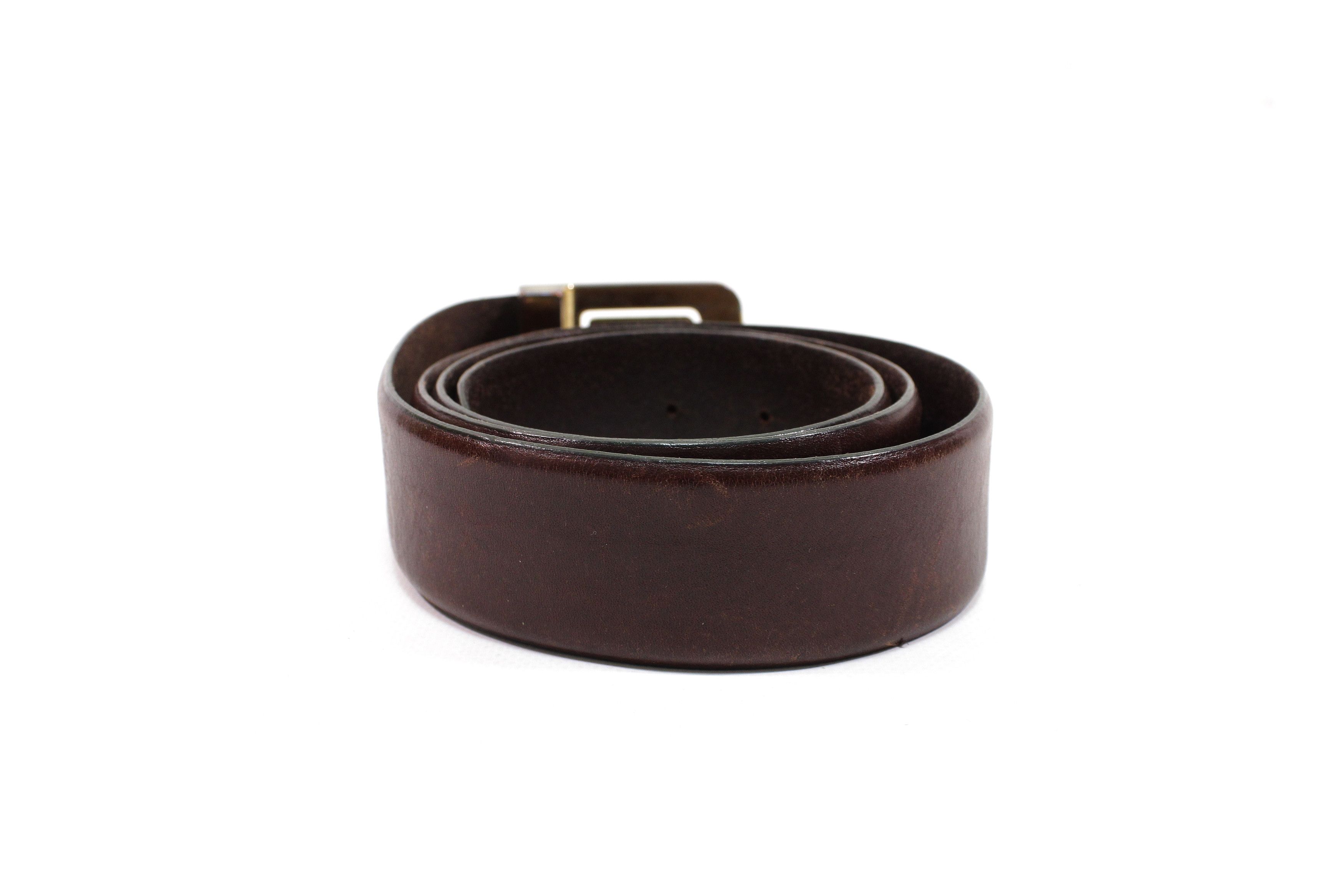 Versace 90S Leather Belt Vintage Size ONE SIZE - 2 Thumbnail