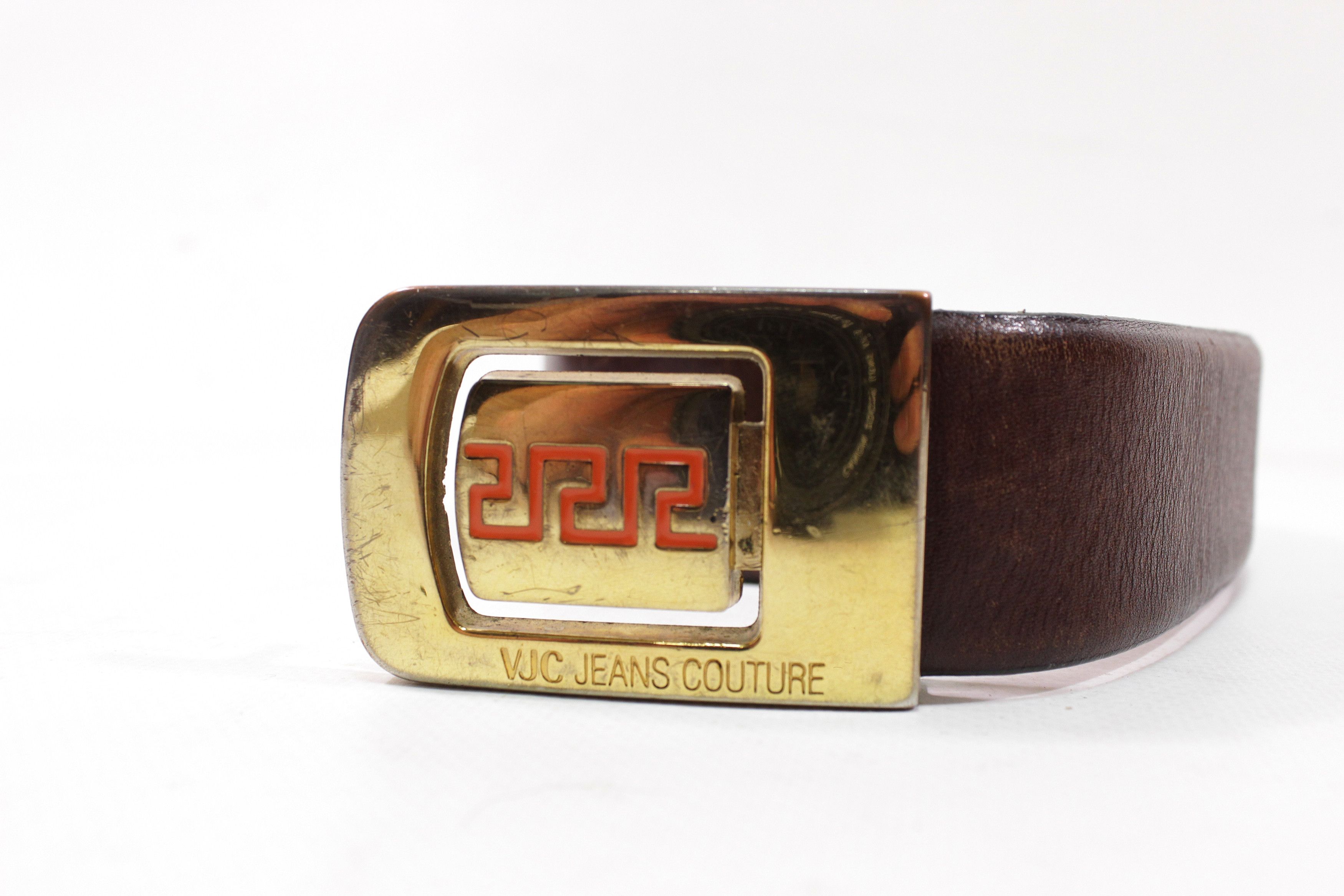 Versace 90S Leather Belt Vintage Size ONE SIZE - 3 Thumbnail